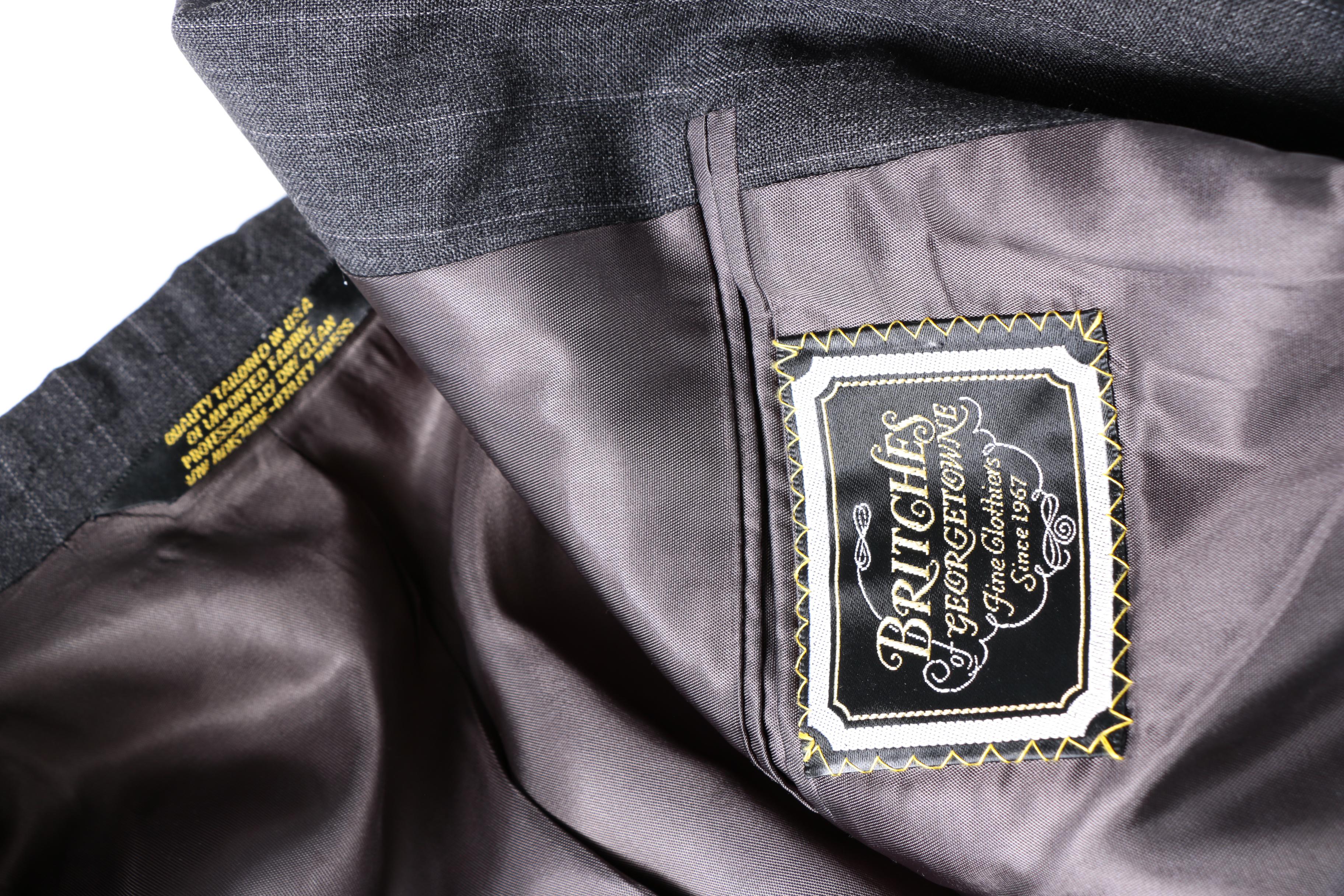 Men's Britches of Georgetowne Suit Jackets and J. Press Navy Blue Pant Suit