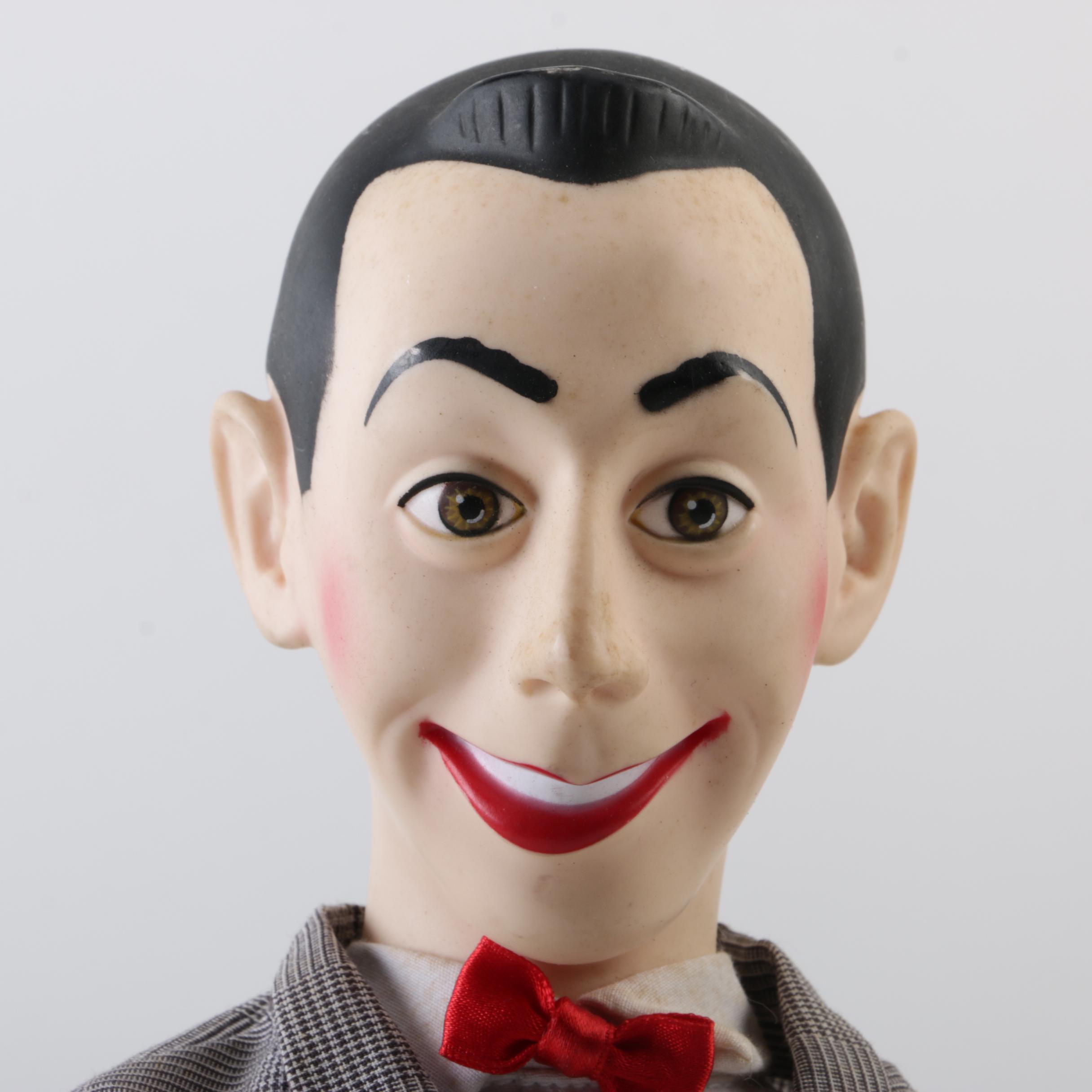 1980s Matchbox "Pee Wee Herman" Talking Doll and "Chairry" Chair