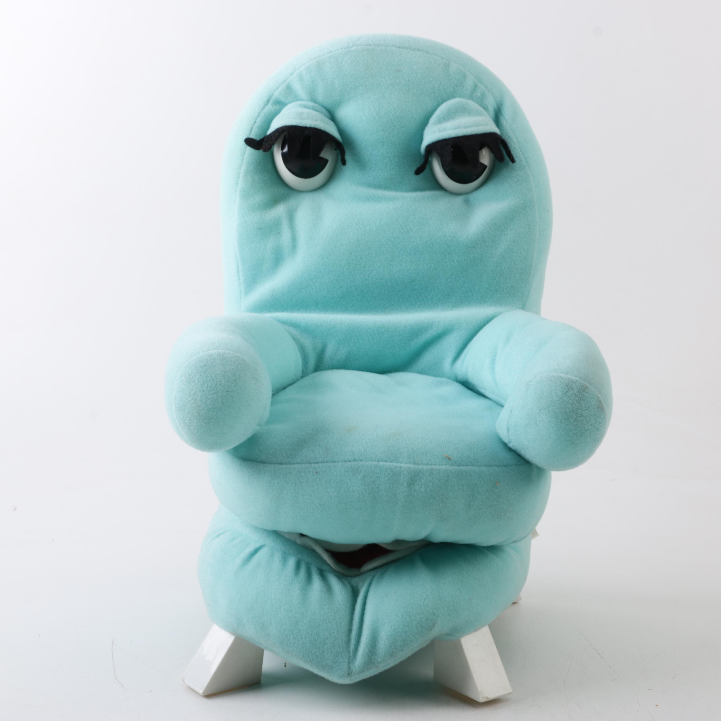 1980s Matchbox "Pee Wee Herman" Talking Doll and "Chairry" Chair