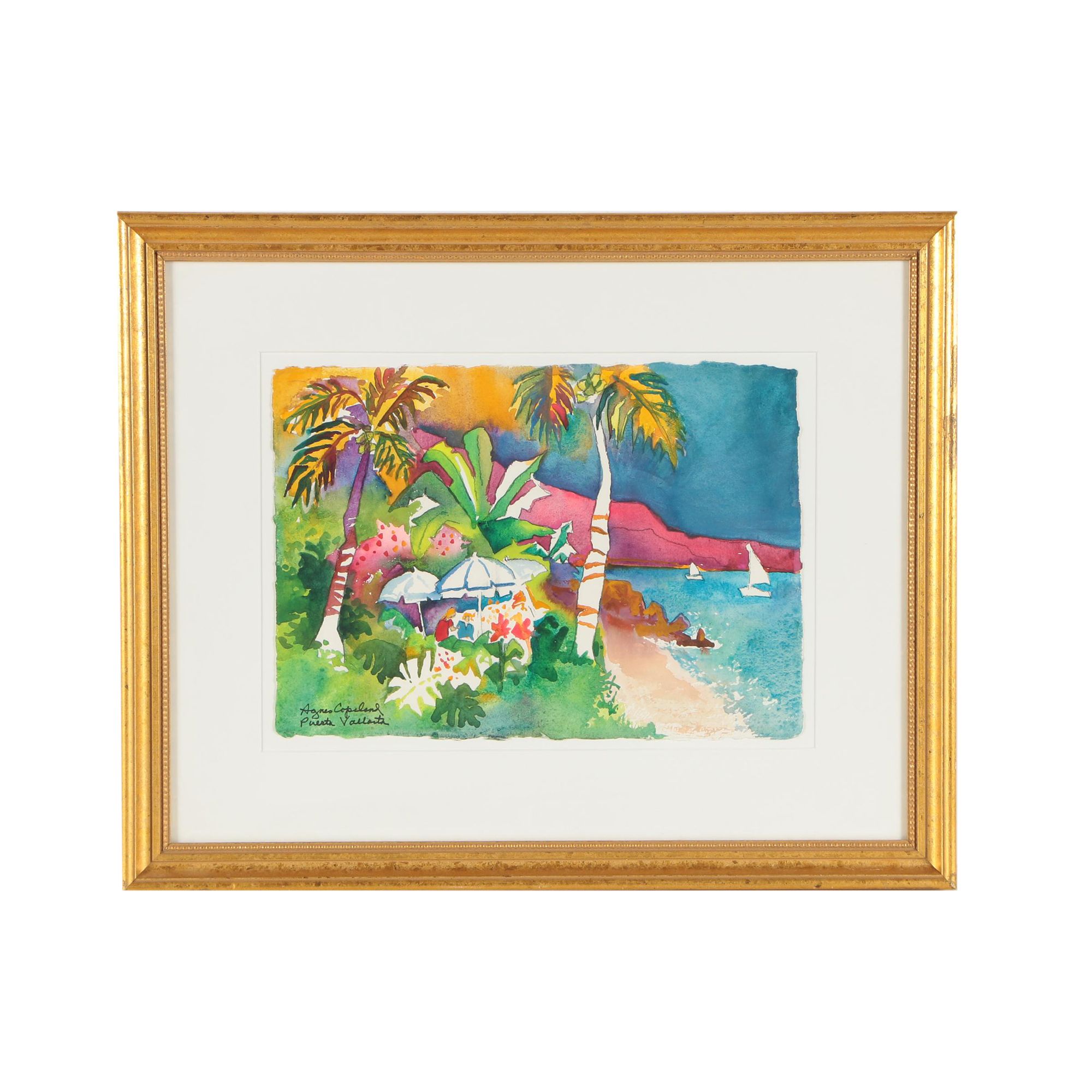 Agnes Copeland Watercolor "Puerta Vallarta"