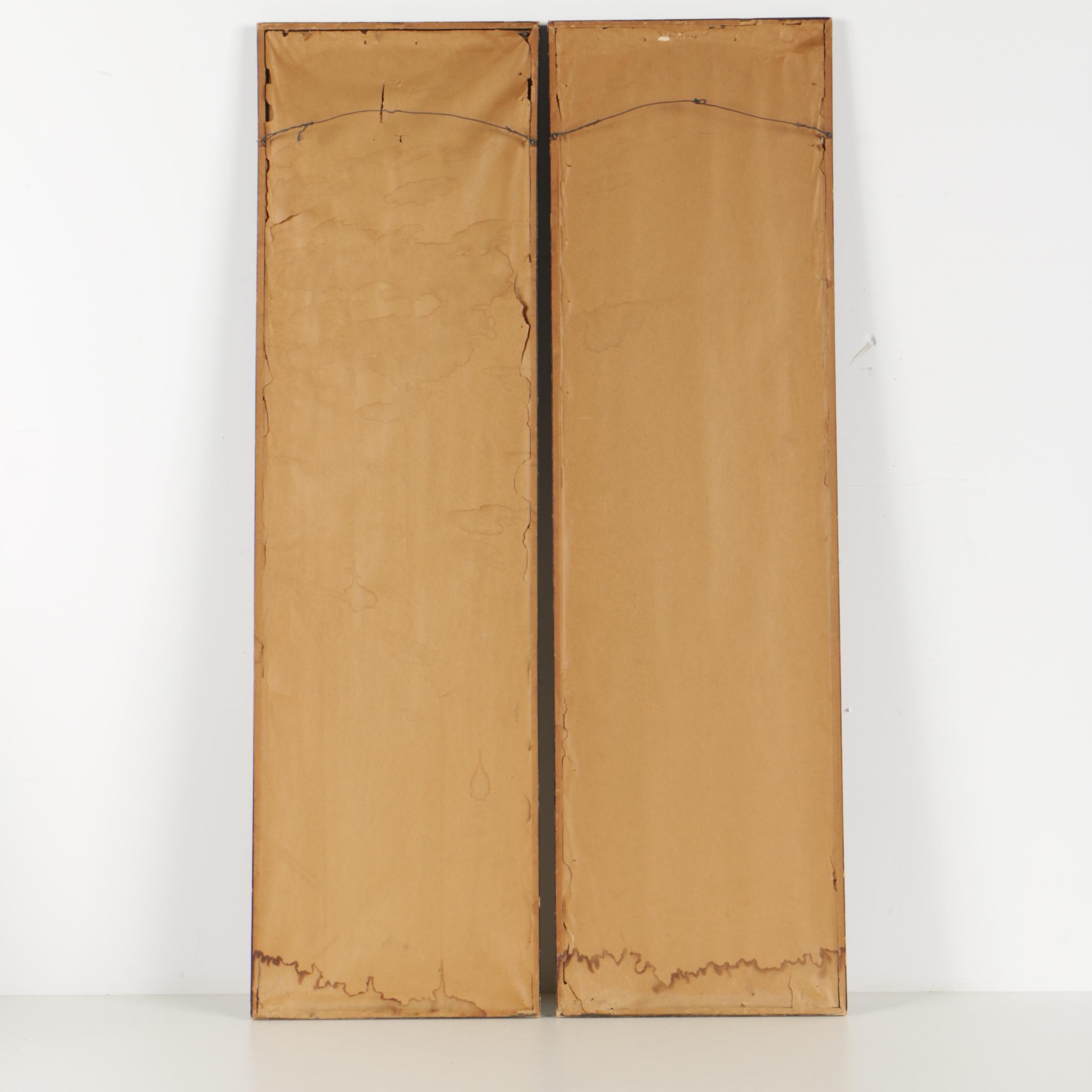 Embellished Chinese Silk Embroideries of Figures