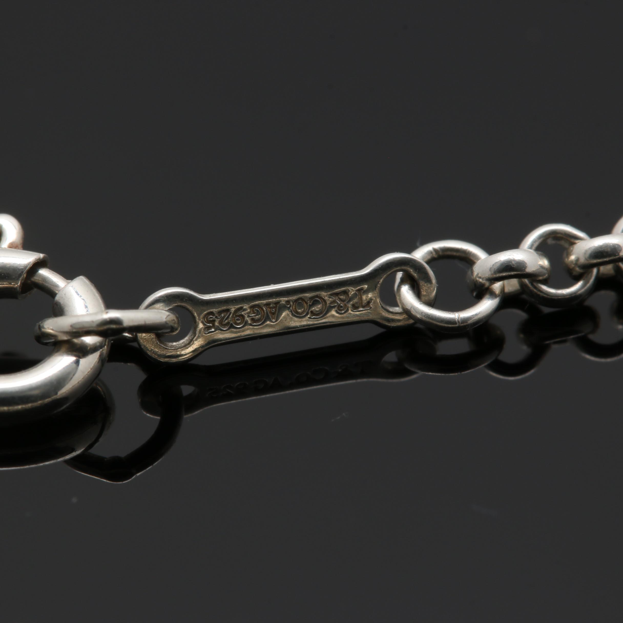 Paloma Picasso for Tiffany & Co. Sterling Silver Bar Pendant Necklace