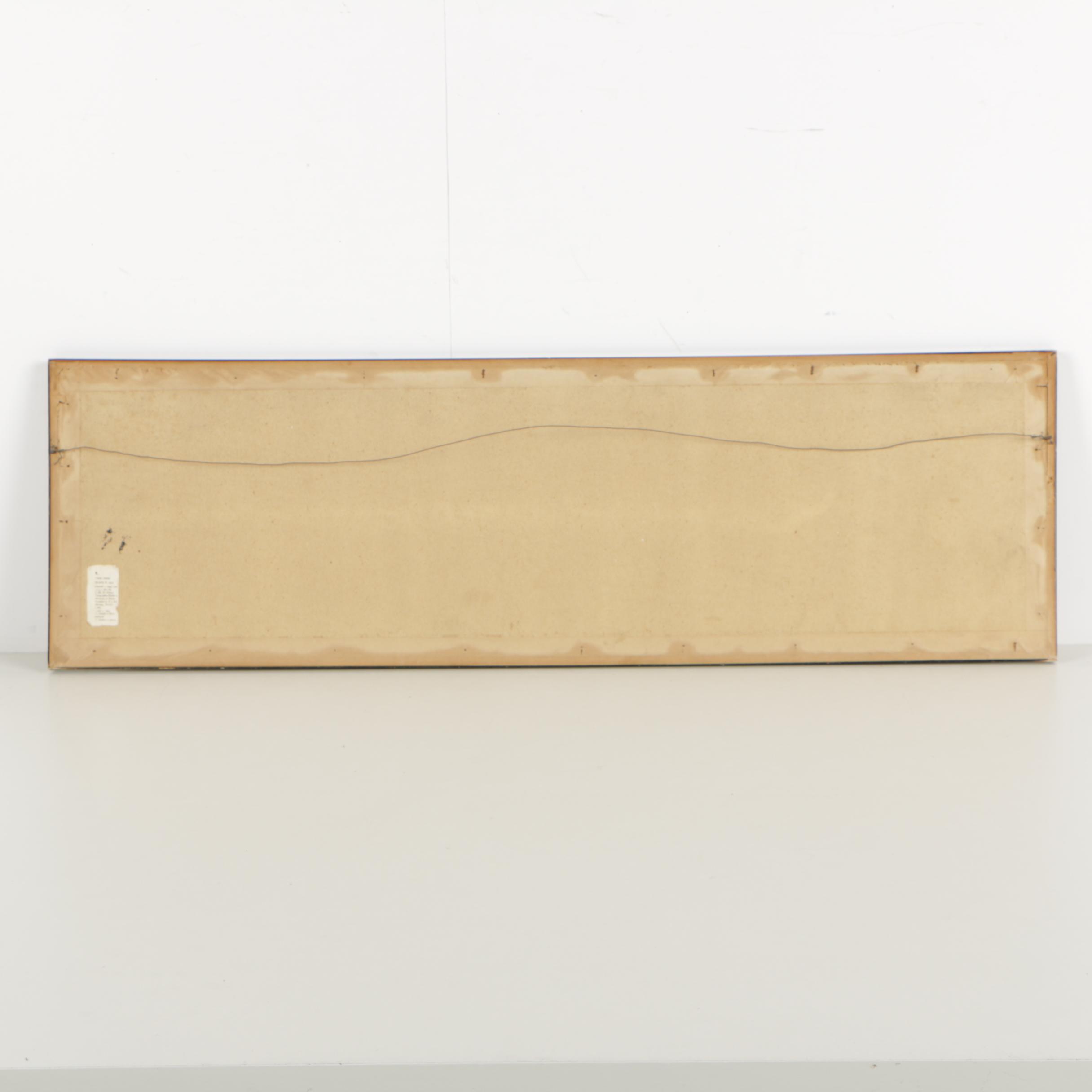 Rotogravure Print After Vaclav Hollar "Great View of Prague"