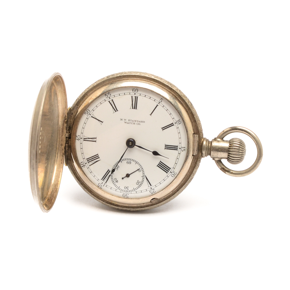 Antique N.Y. Standard Lever Set Pocket Watch