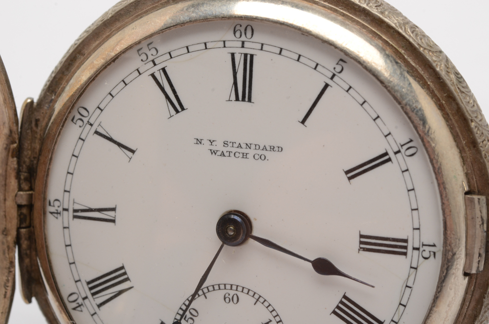 Antique N.Y. Standard Lever Set Pocket Watch