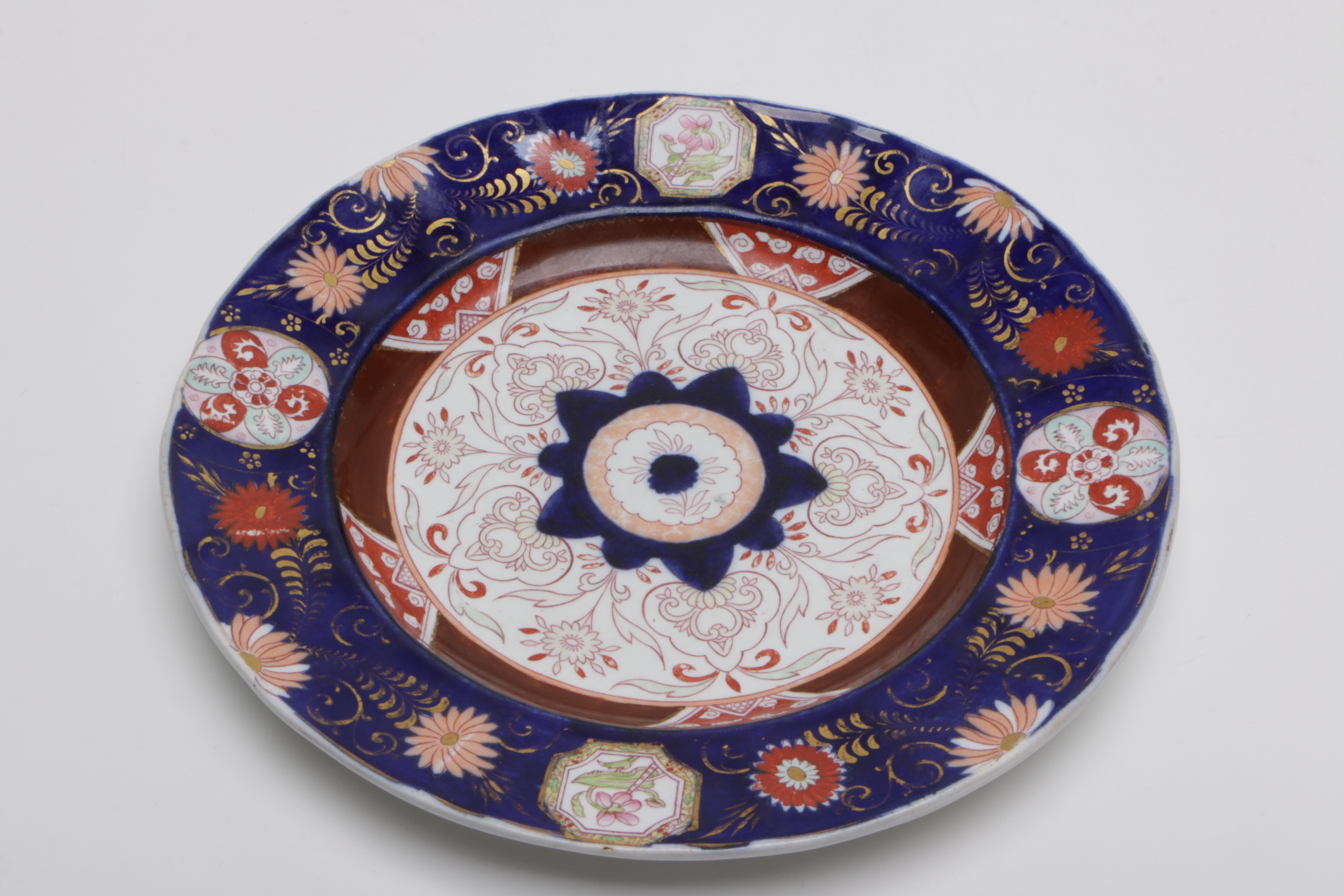 Antique Ashworth Brothers English Imari Plates