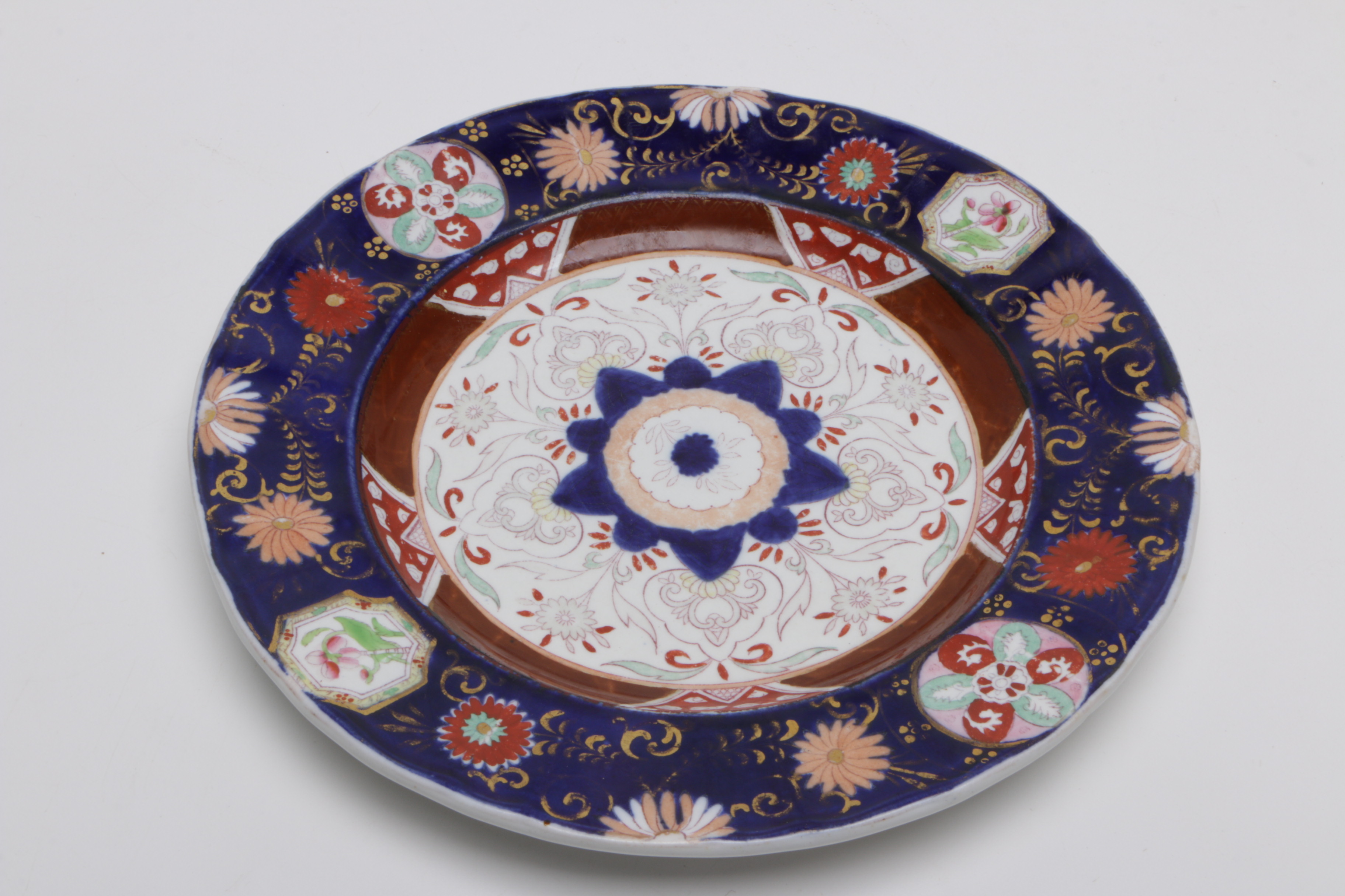 Antique Ashworth Brothers English Imari Plates