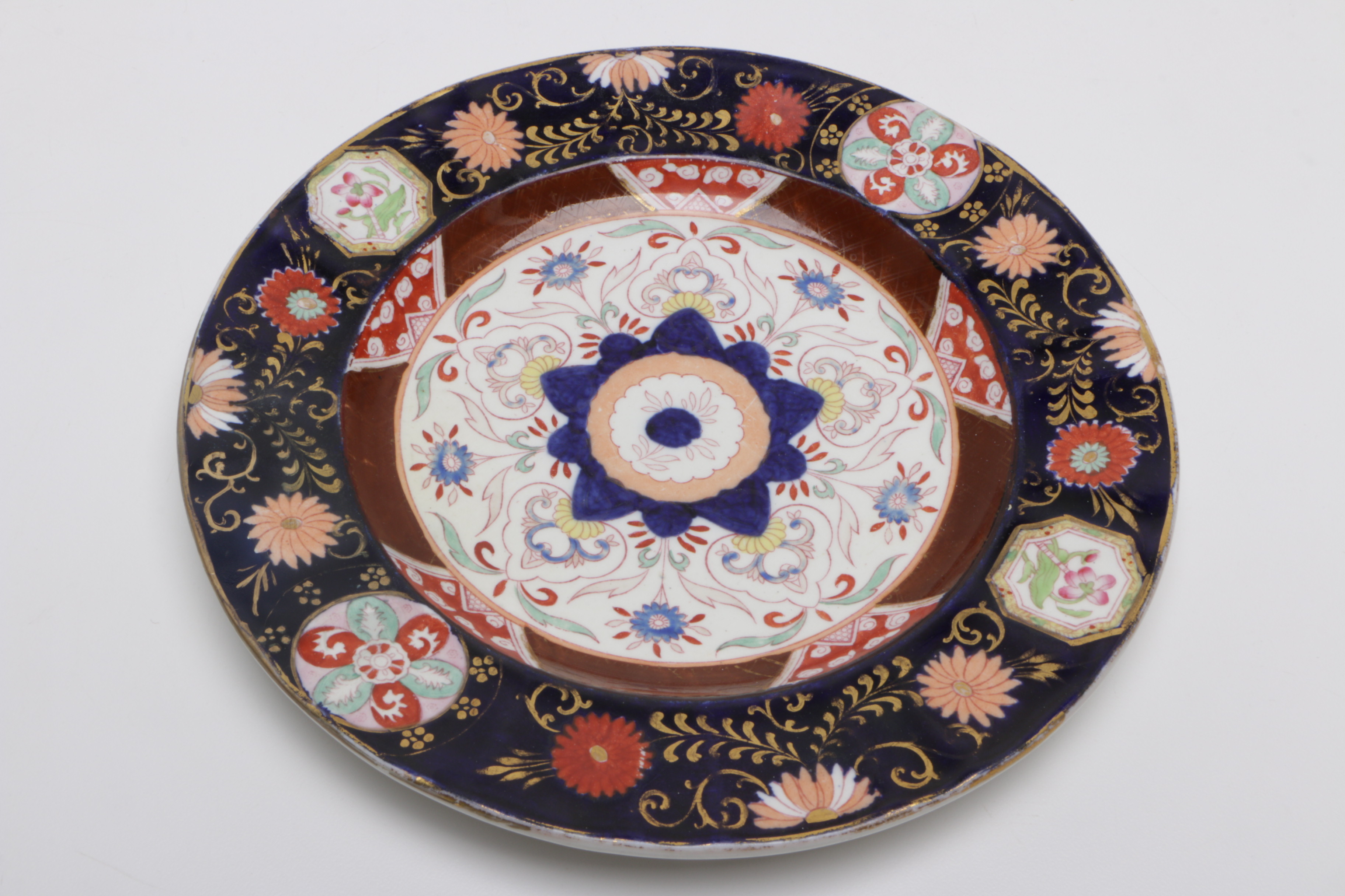 Antique Ashworth Brothers English Imari Plates