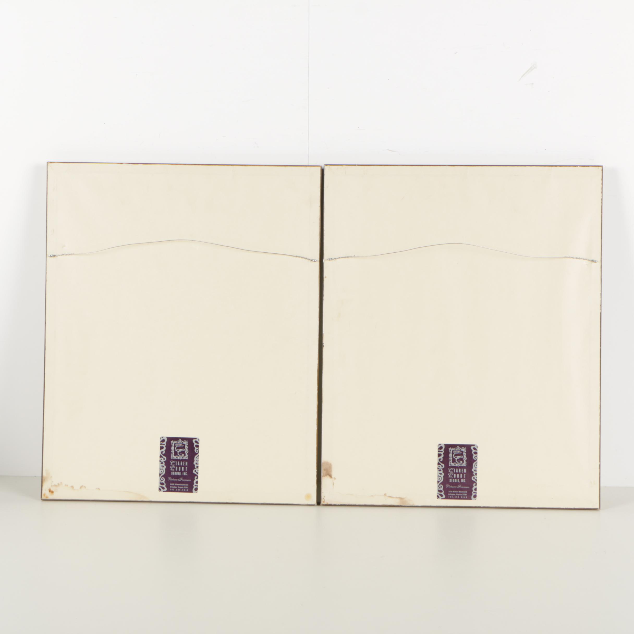 Hand-Colored Botanical Etchings After Henri-Joseph Redouté and Pancrace Bessa