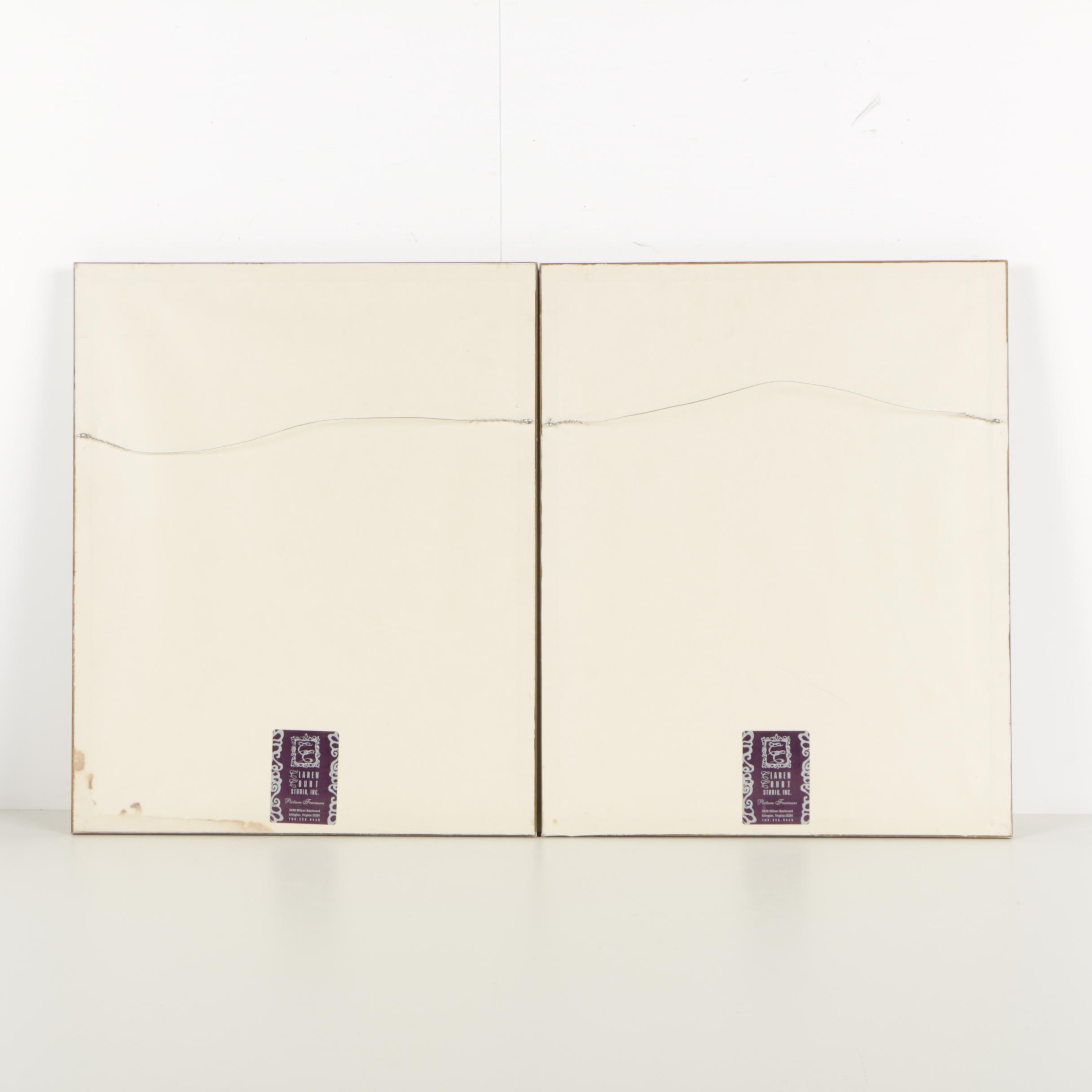 Hand-Colored Botanical Etchings After Henri-Joseph Redouté and Pancrace Bessa