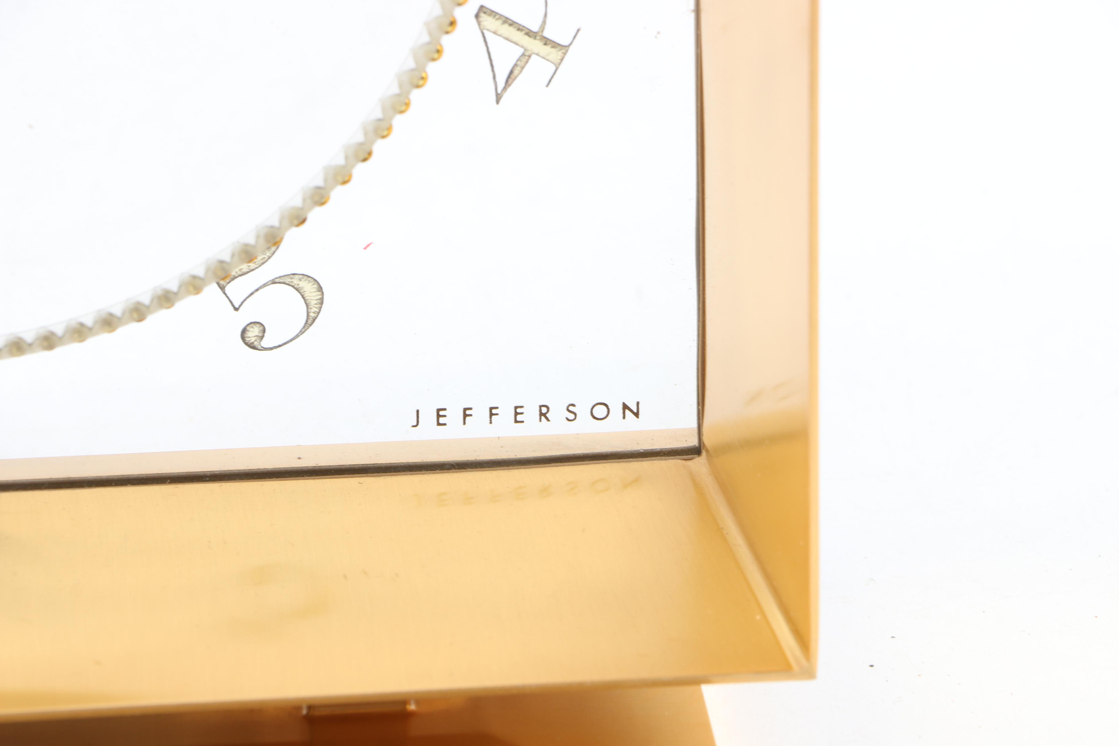 Jefferson Suspense Electric Clock