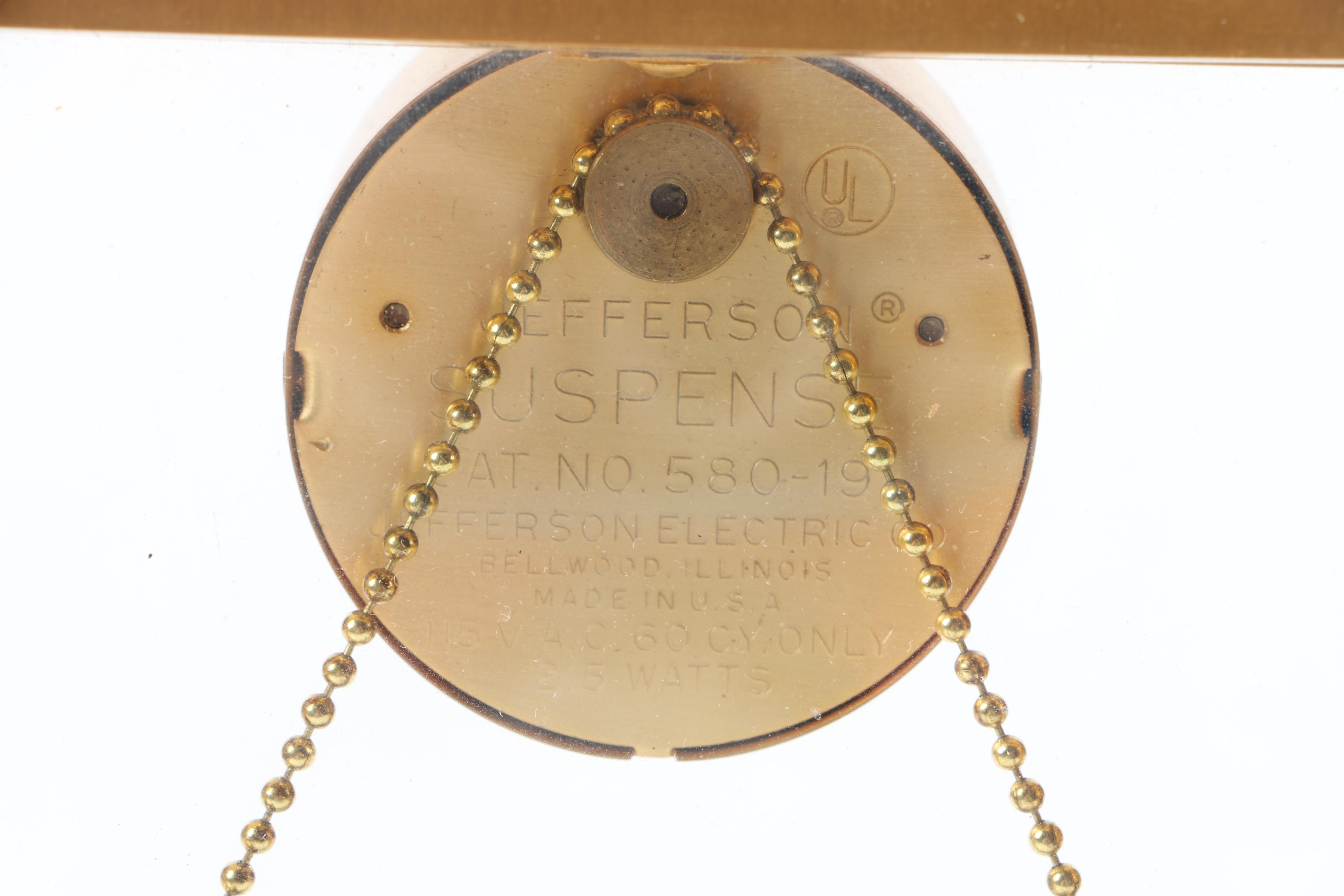 Jefferson Suspense Electric Clock