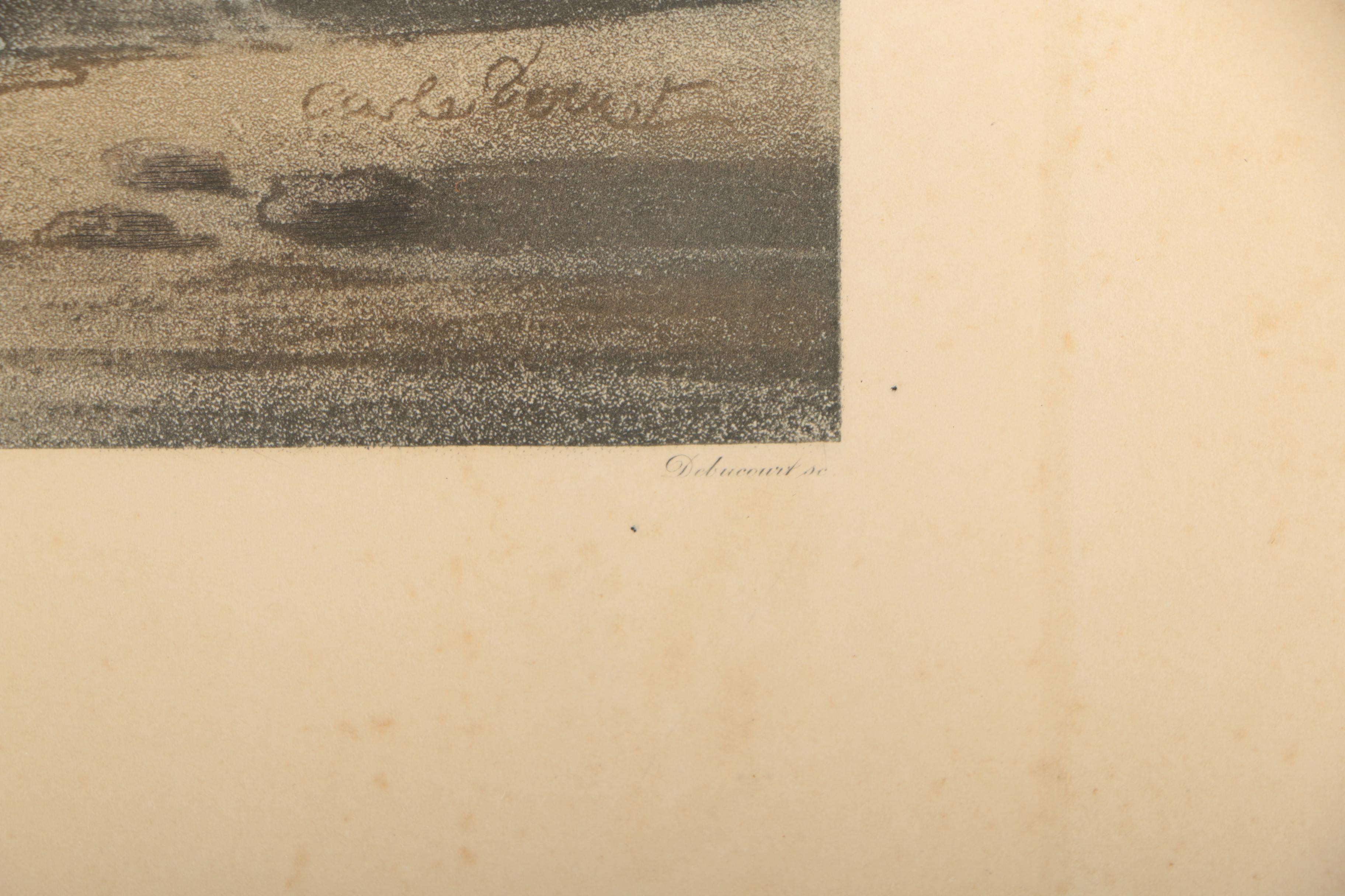 Color Etchings of a Fox Hunt