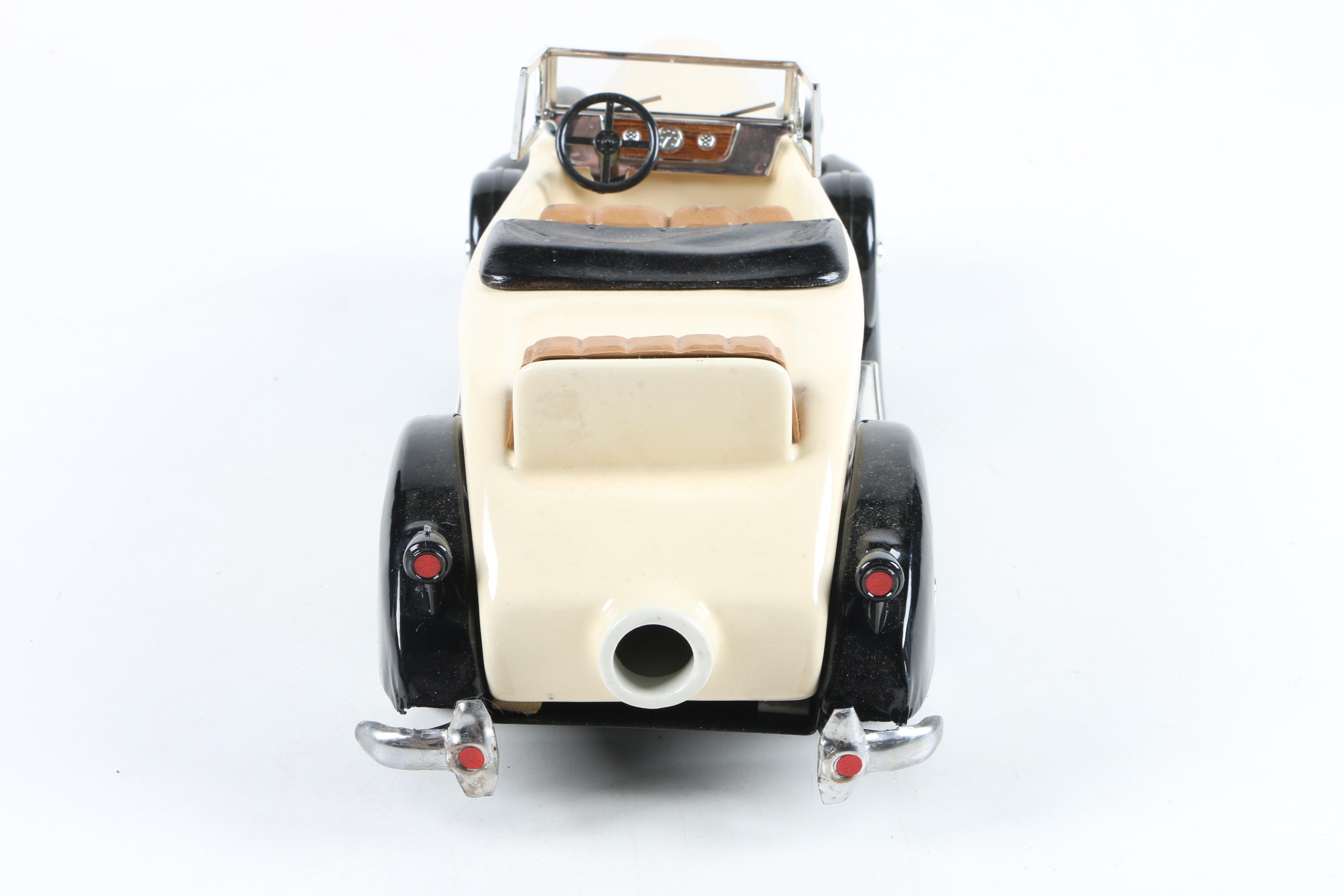 1980 Charles A. Wittwer For Aristo-Craft Vintage Automobile Ceramic Decanter