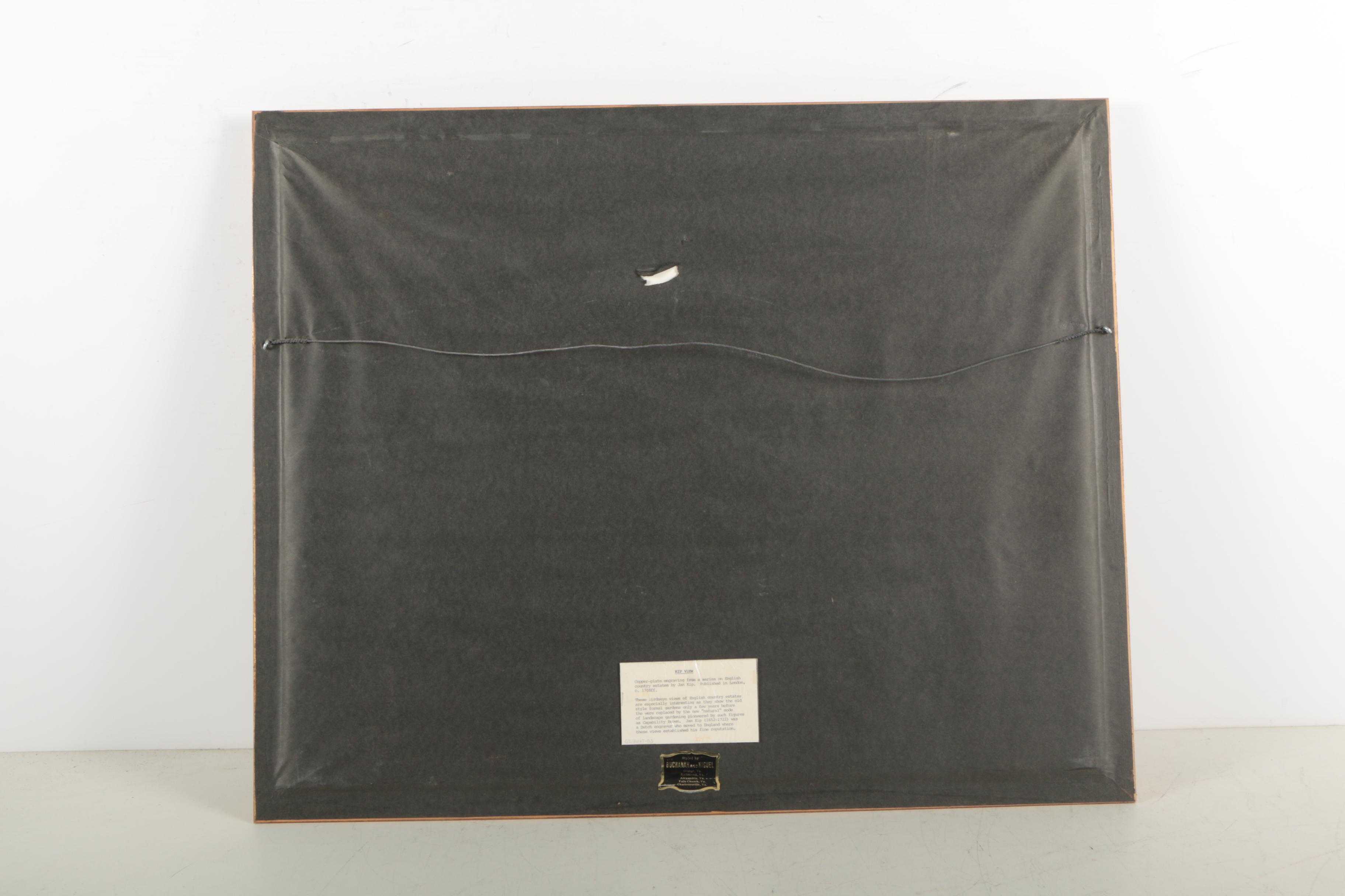 Jan Kip Hand-Colored Engraving "Knole the Seat of Tho. Chester Esq."