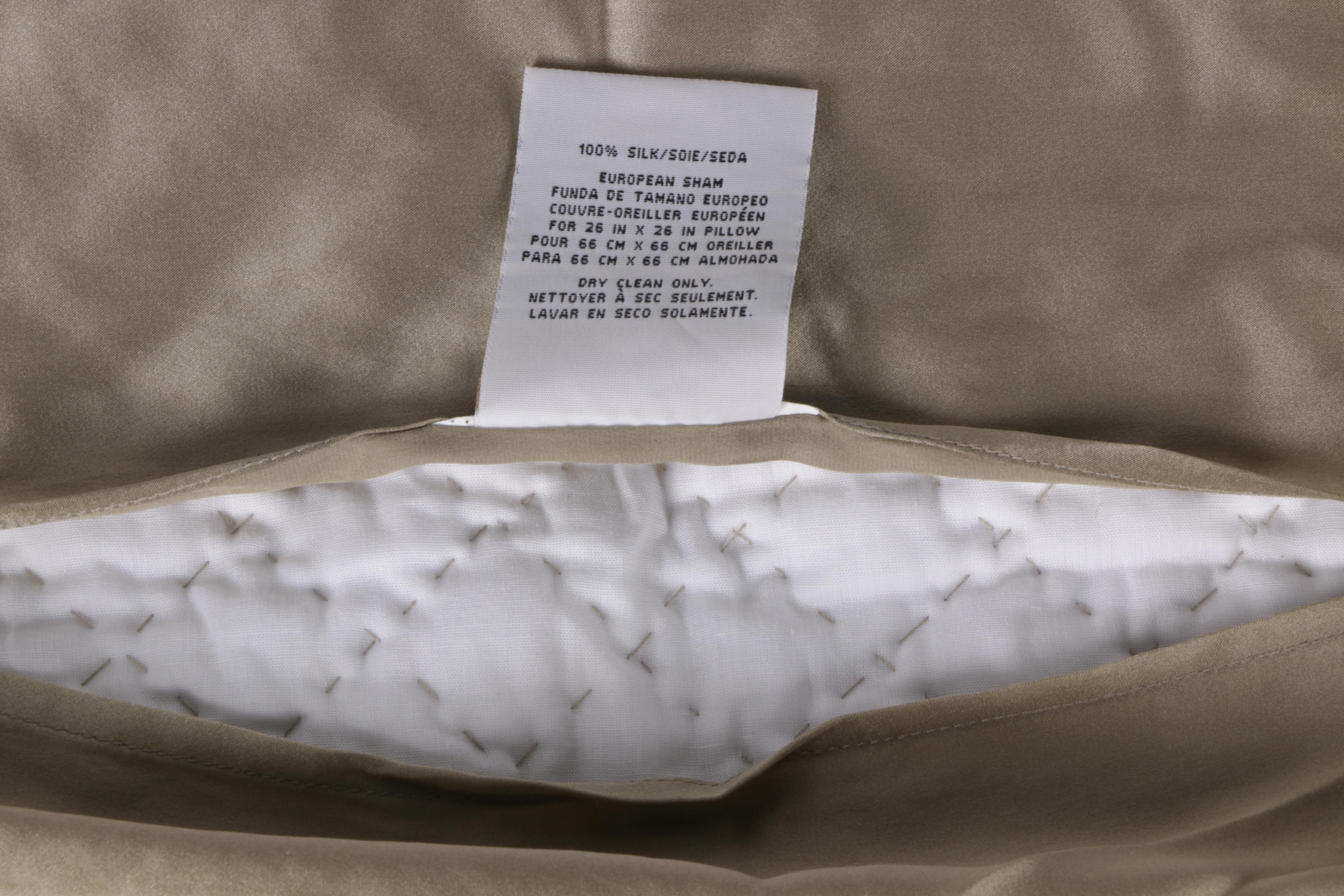 Court of Versailles Silk Euro Shams