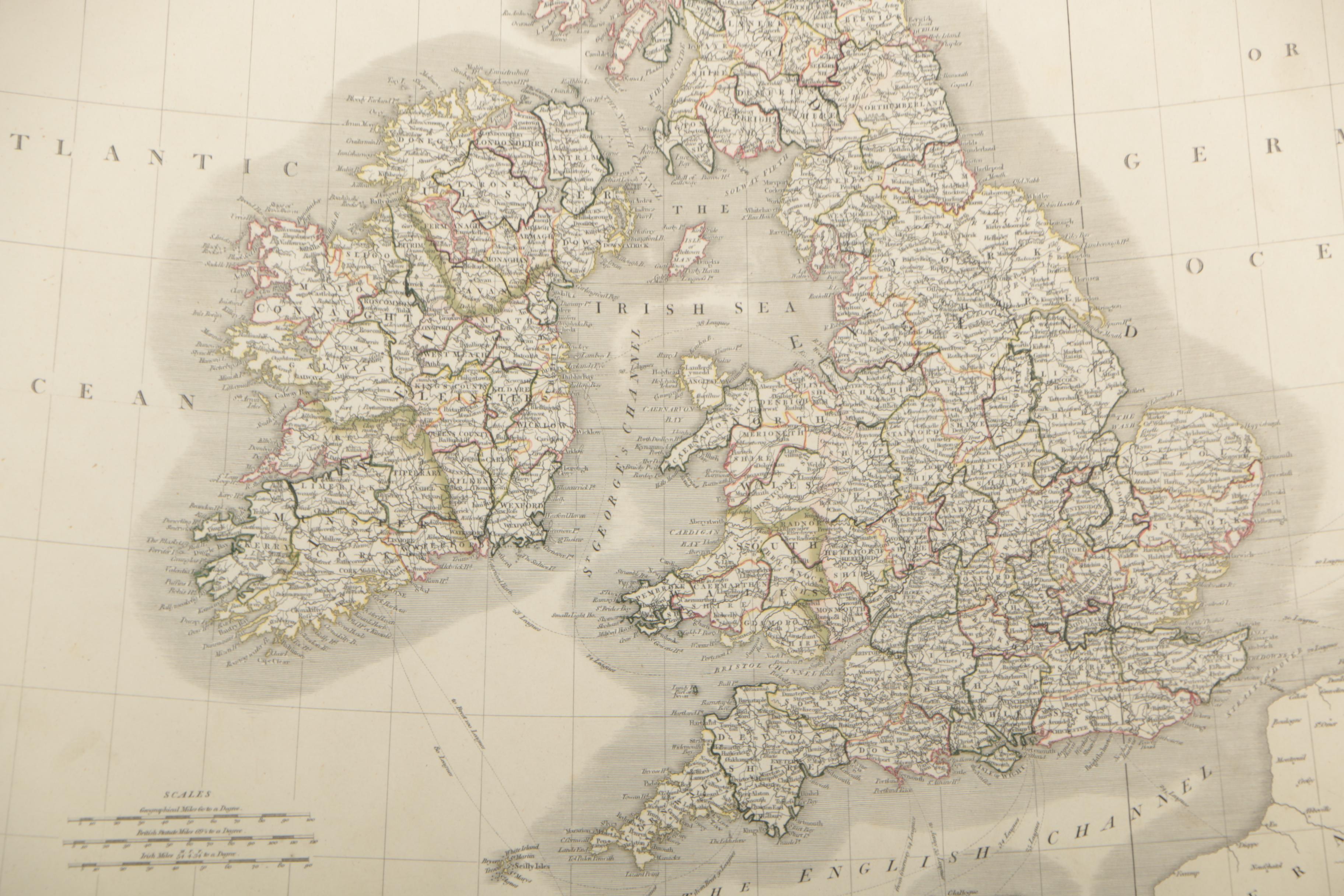 Engraved Maps of British Isles & France