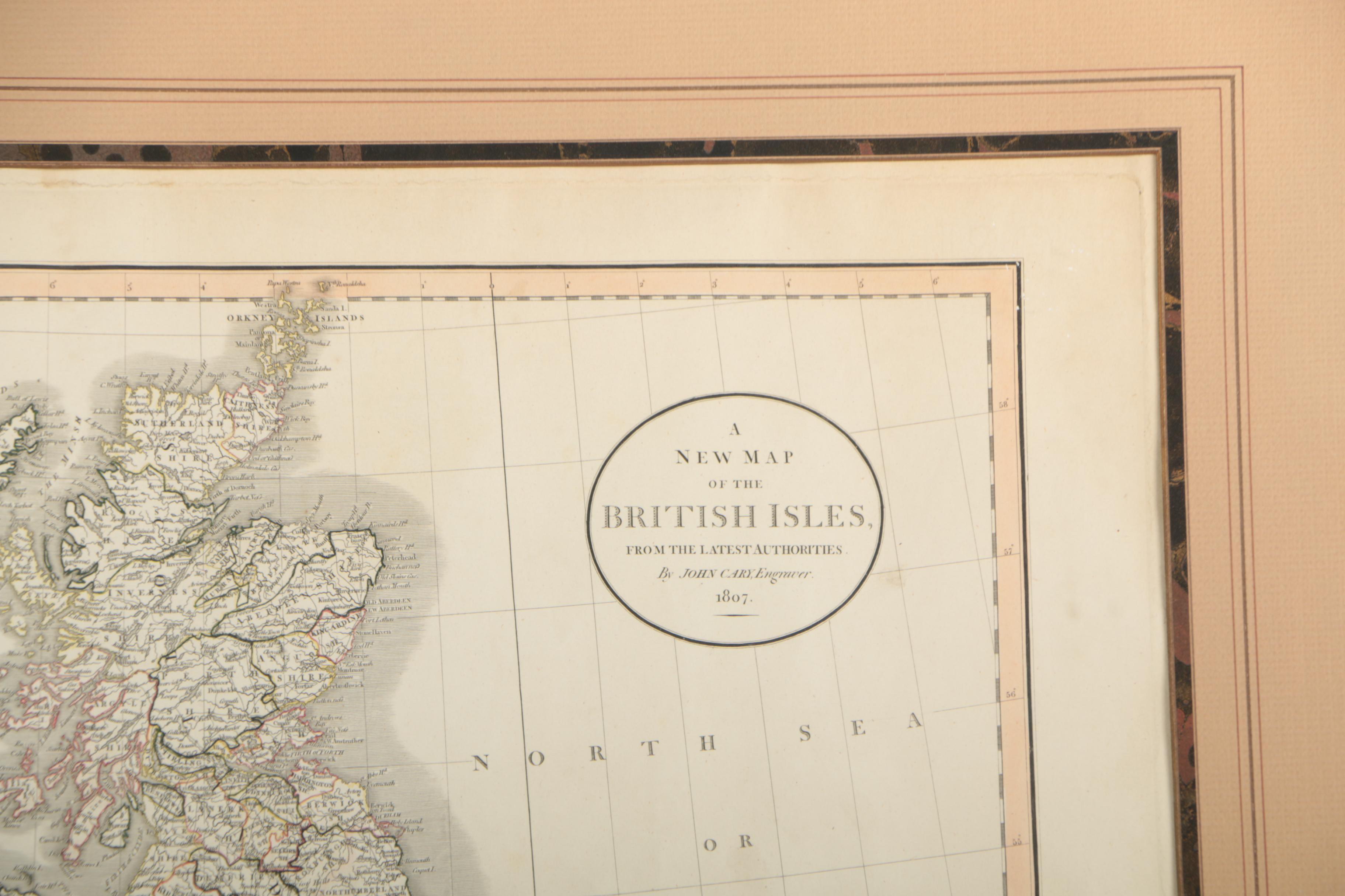 Engraved Maps of British Isles & France