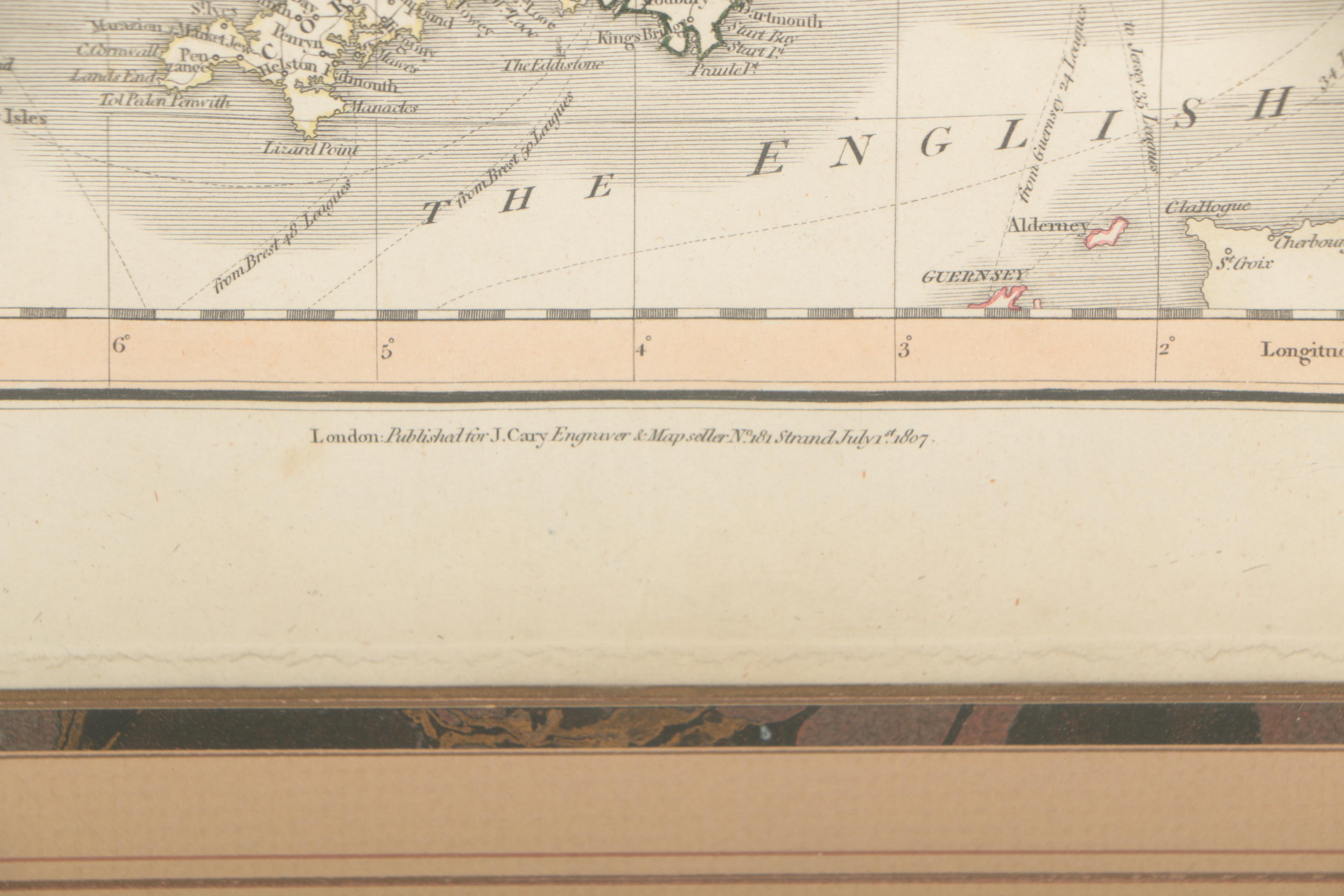 Engraved Maps of British Isles & France