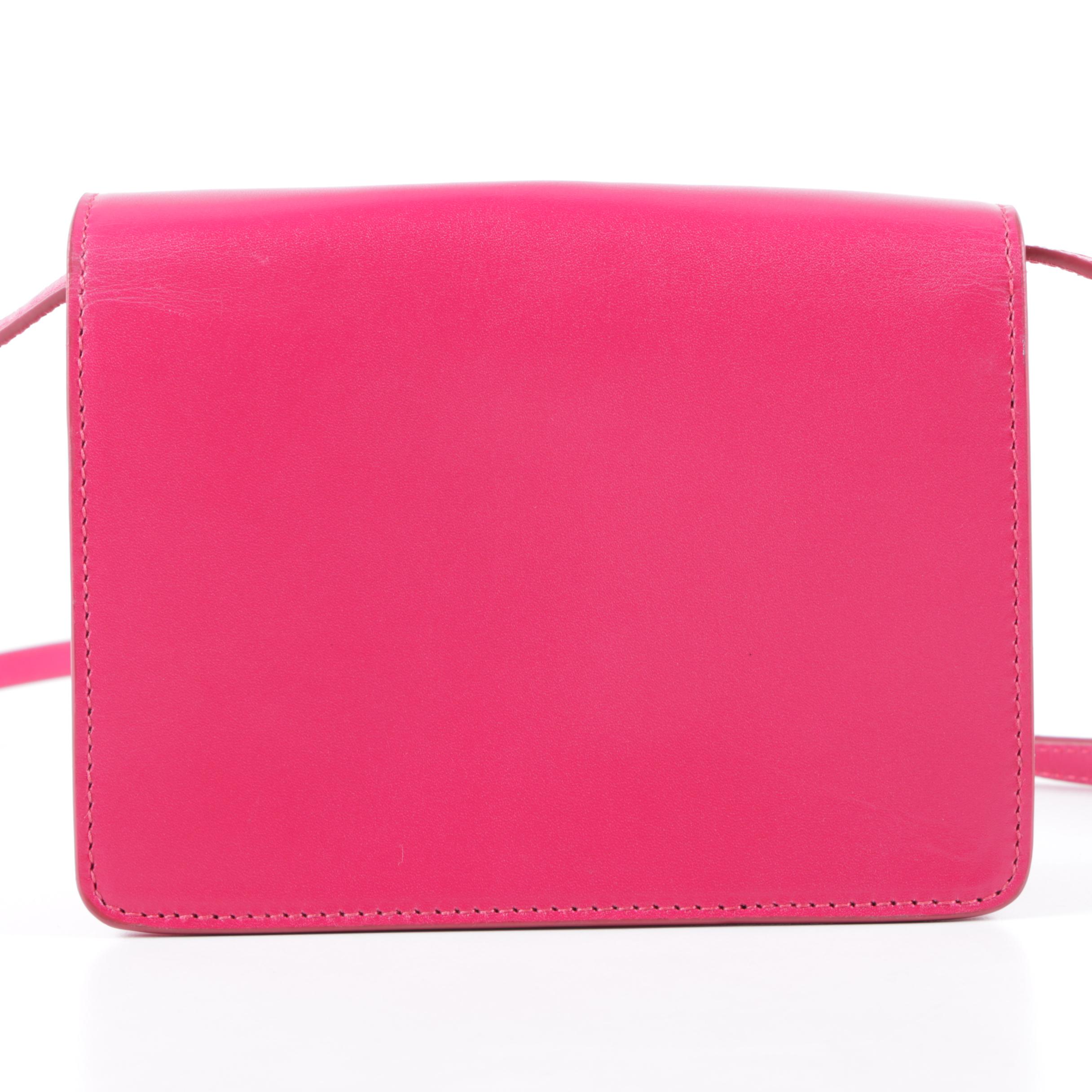 Prada Milano Pink Leather Crossbody Bag