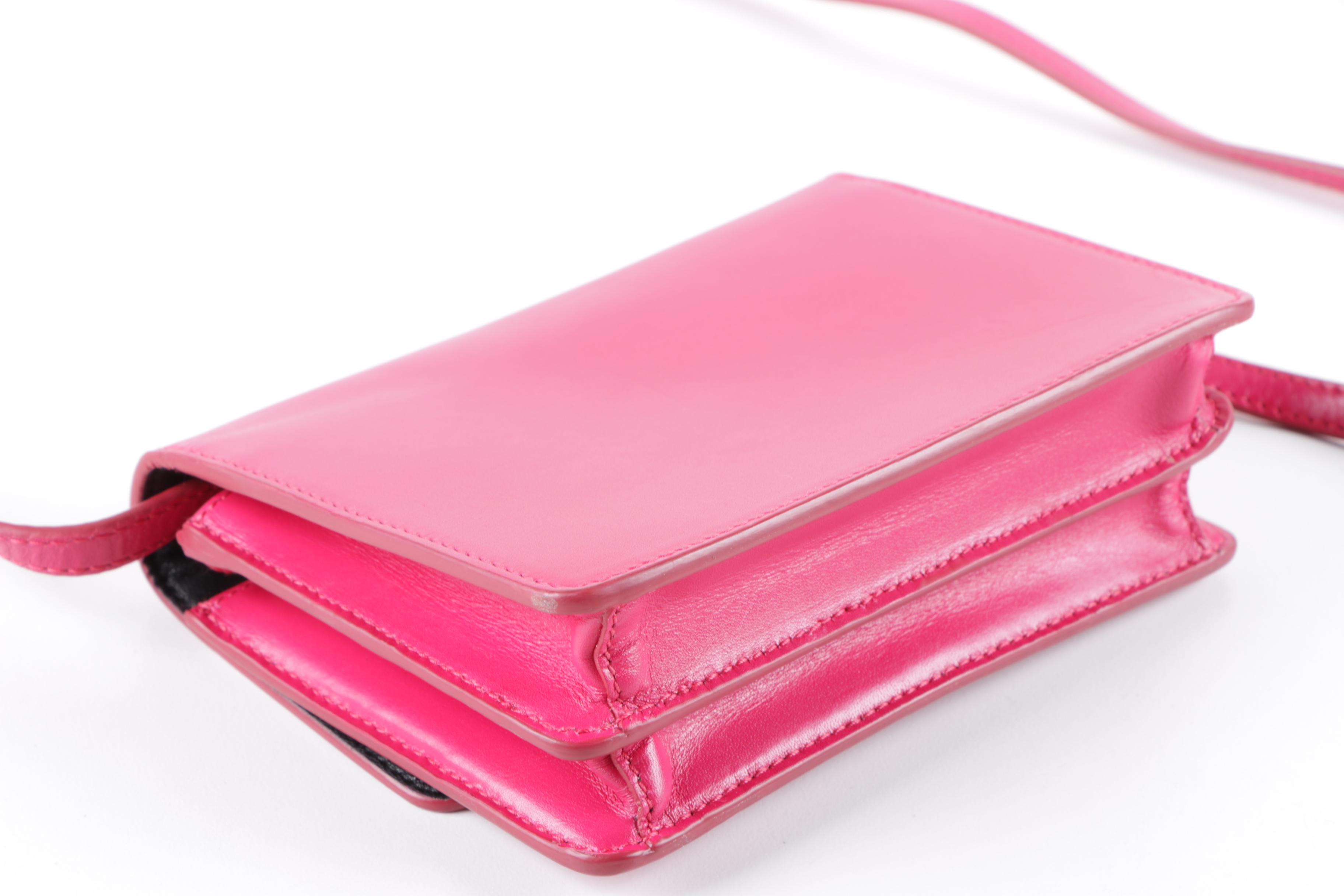 Prada Milano Pink Leather Crossbody Bag