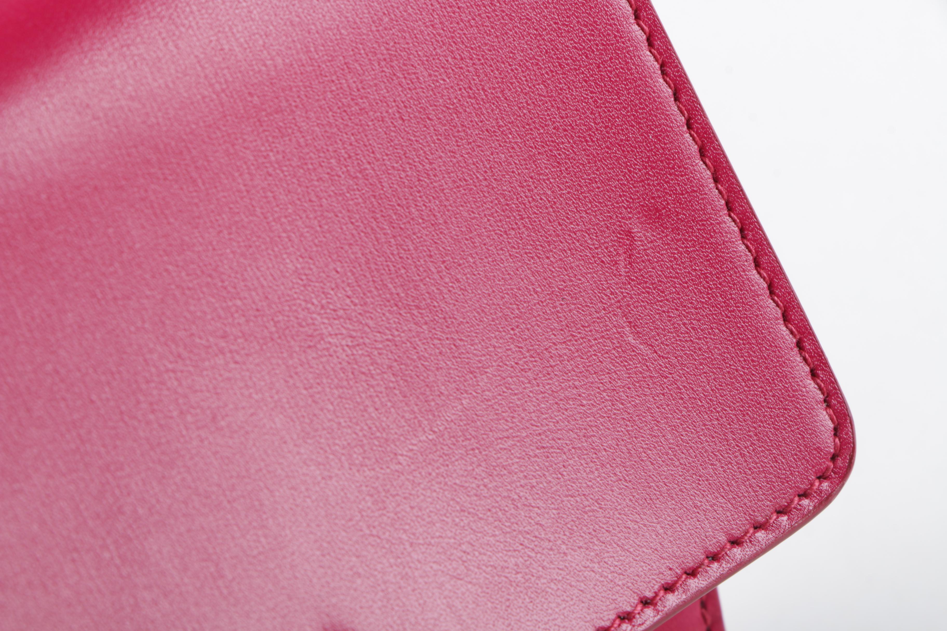 Prada Milano Pink Leather Crossbody Bag