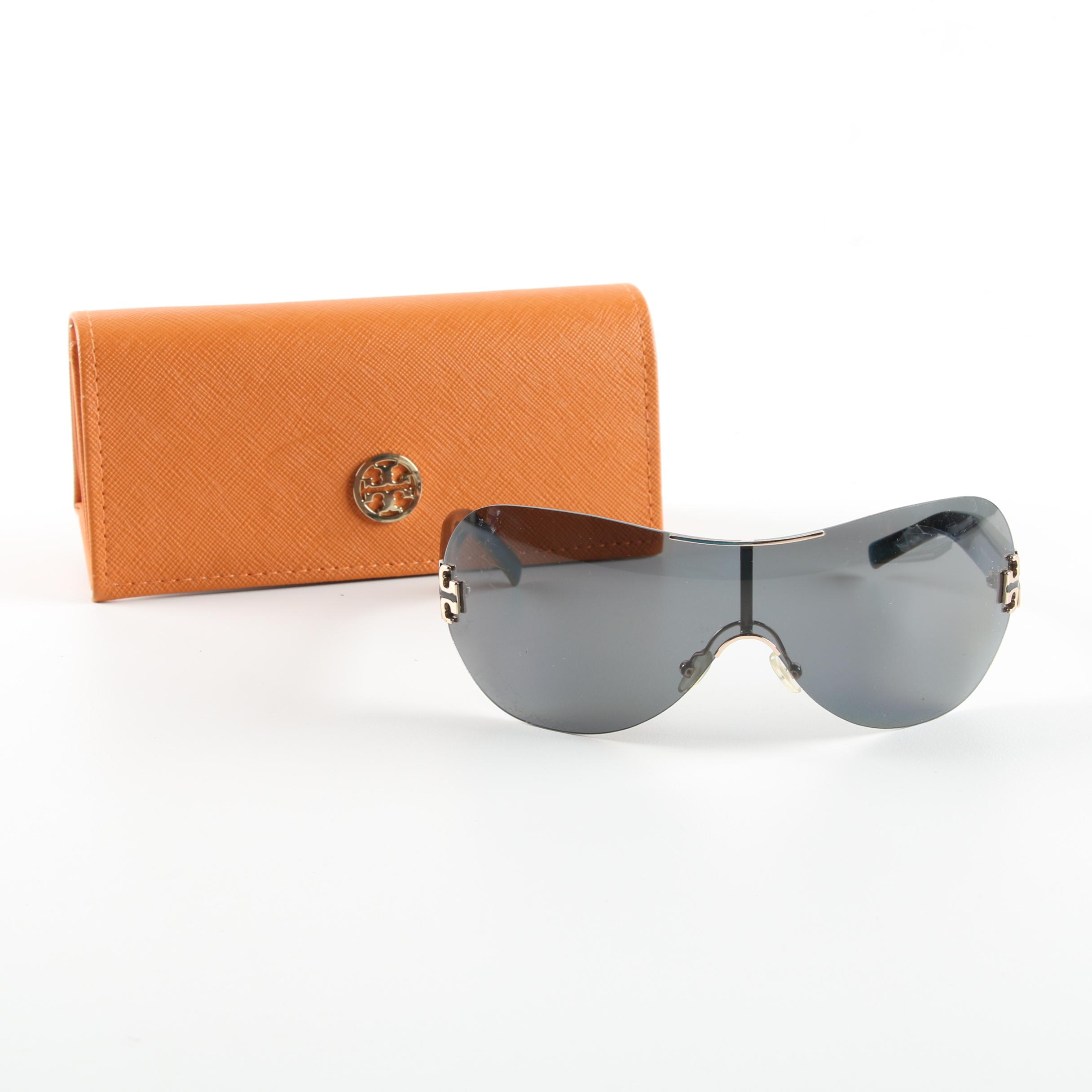 Tory Burch TY6003 Polarized Shield Sunglasses