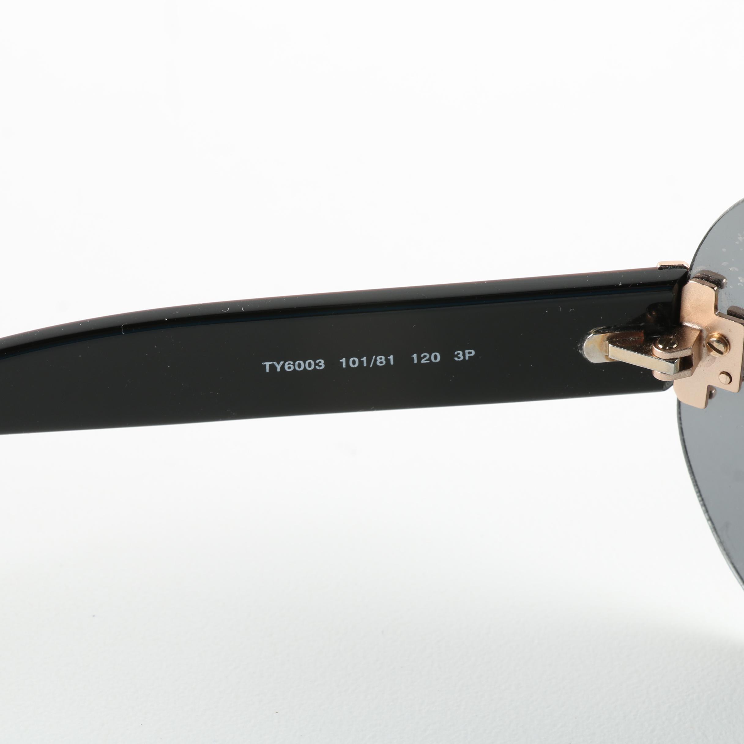 Tory Burch TY6003 Polarized Shield Sunglasses