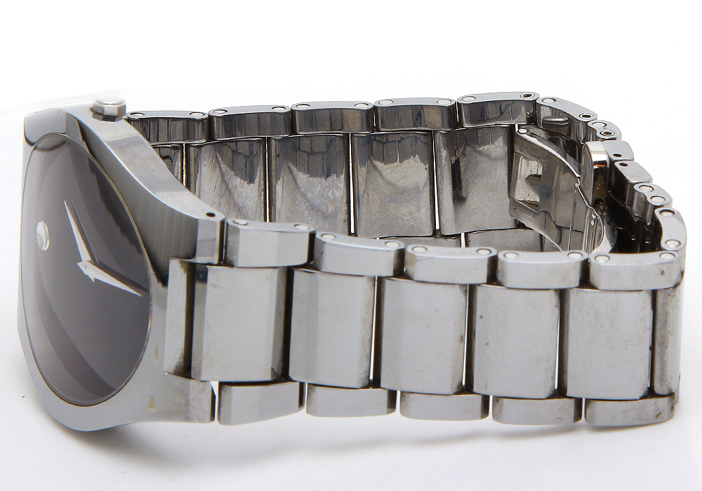 Men's Movado Fiero Museum Dial Tungsten Carbide Watch Model 89 C 1850