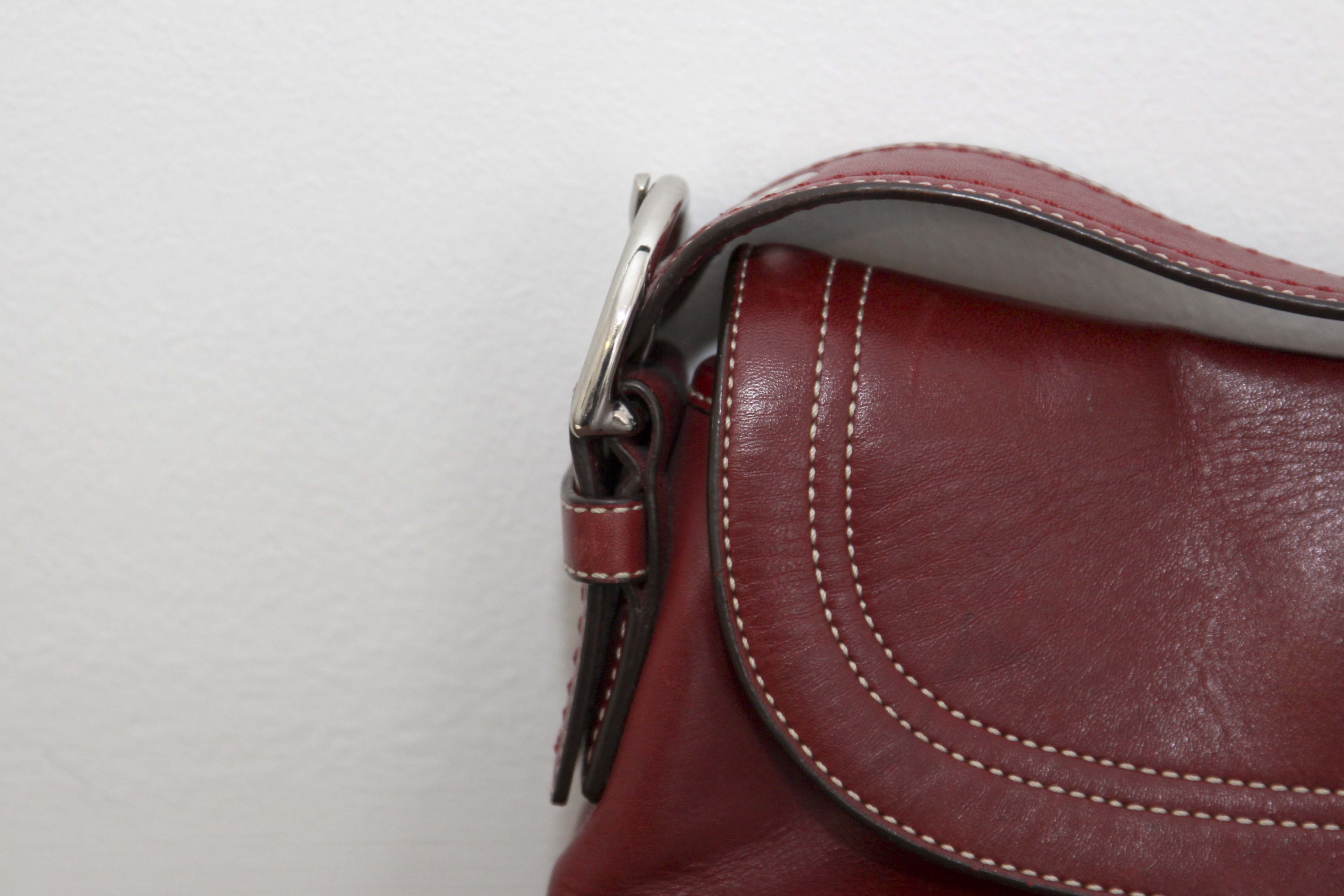 Coach Red Leather Soho Flap Handbag