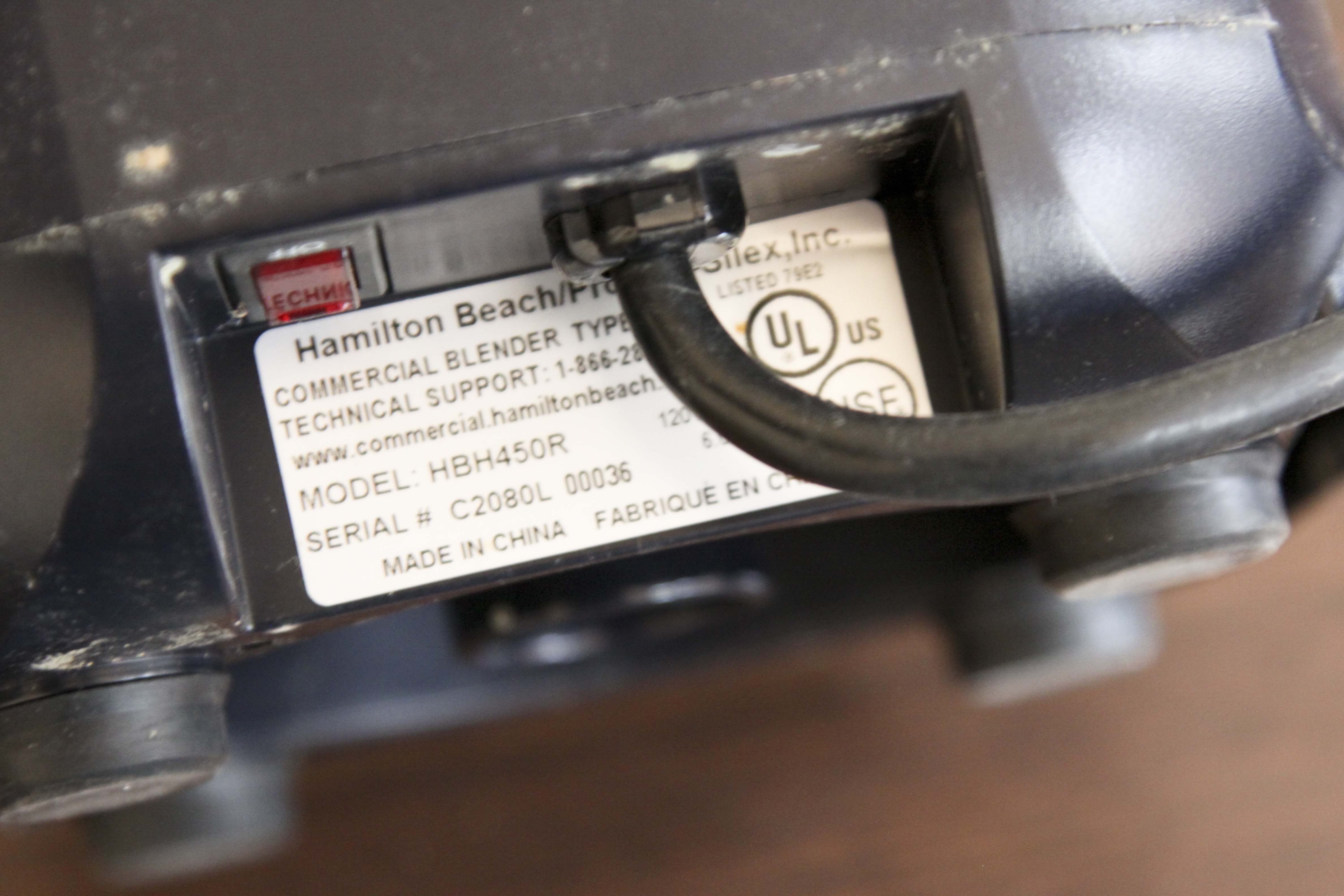 Hamilton Beach "Tango" Commercial Blender and Juicer