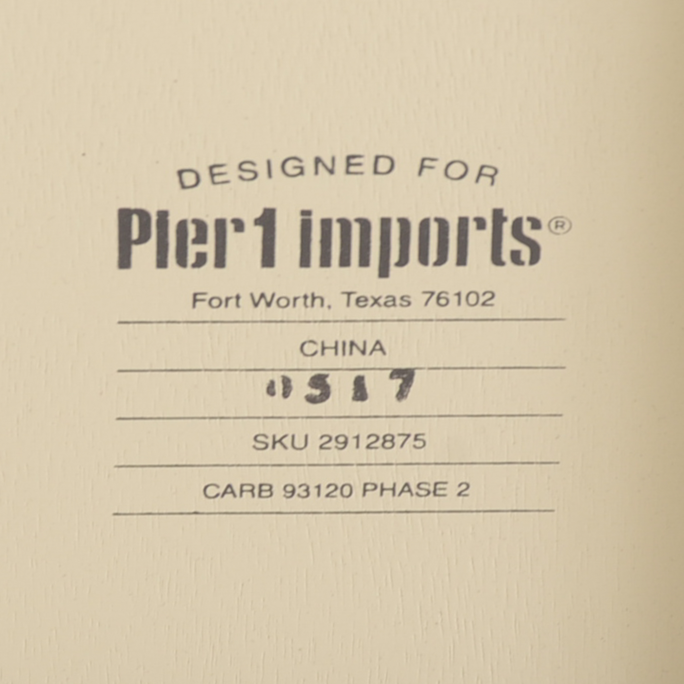 Pier 1 Imports 72" Cremone Cabinet in Linen Gray