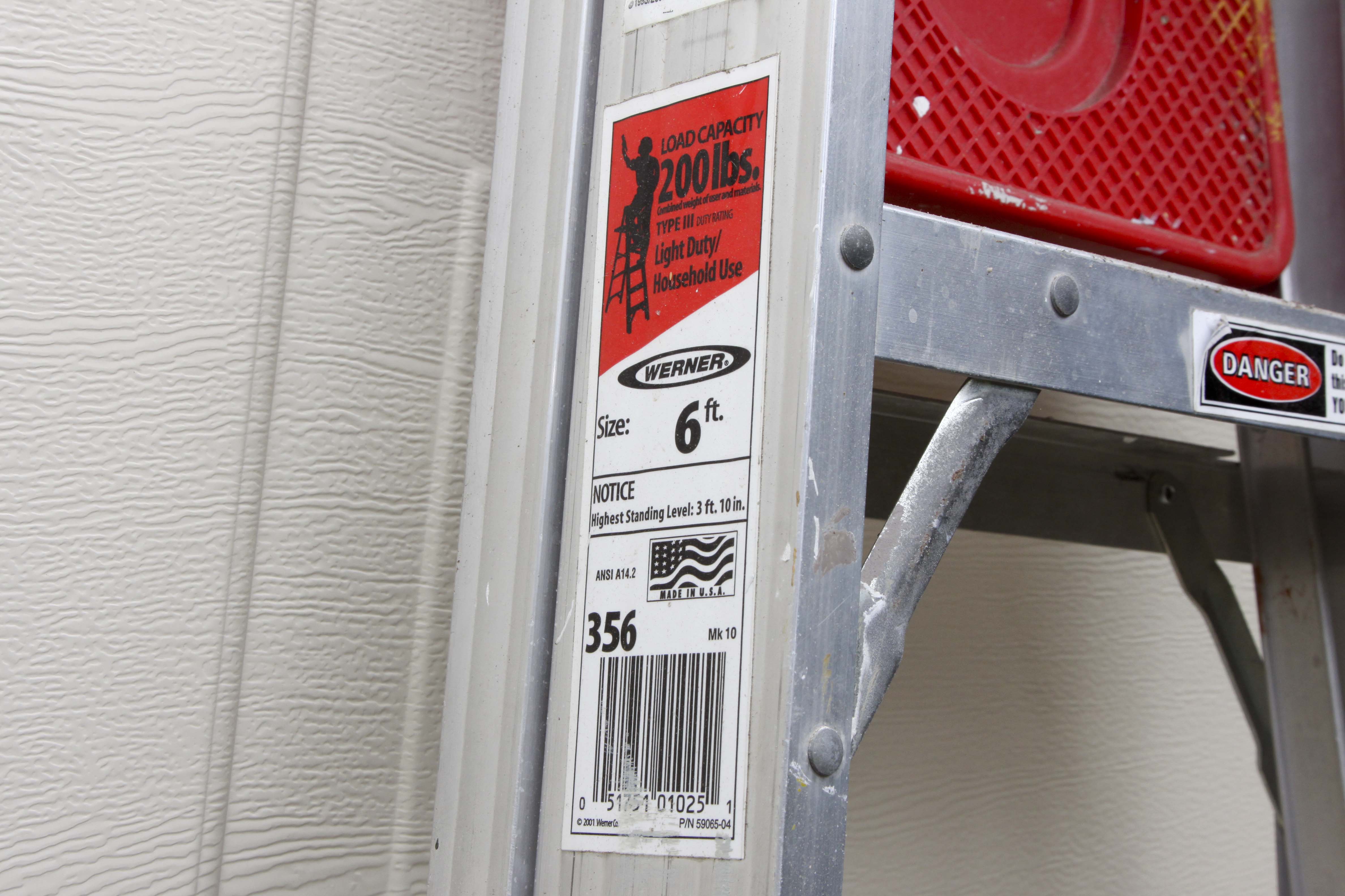 Pairing of Werner Six Foot Ladders