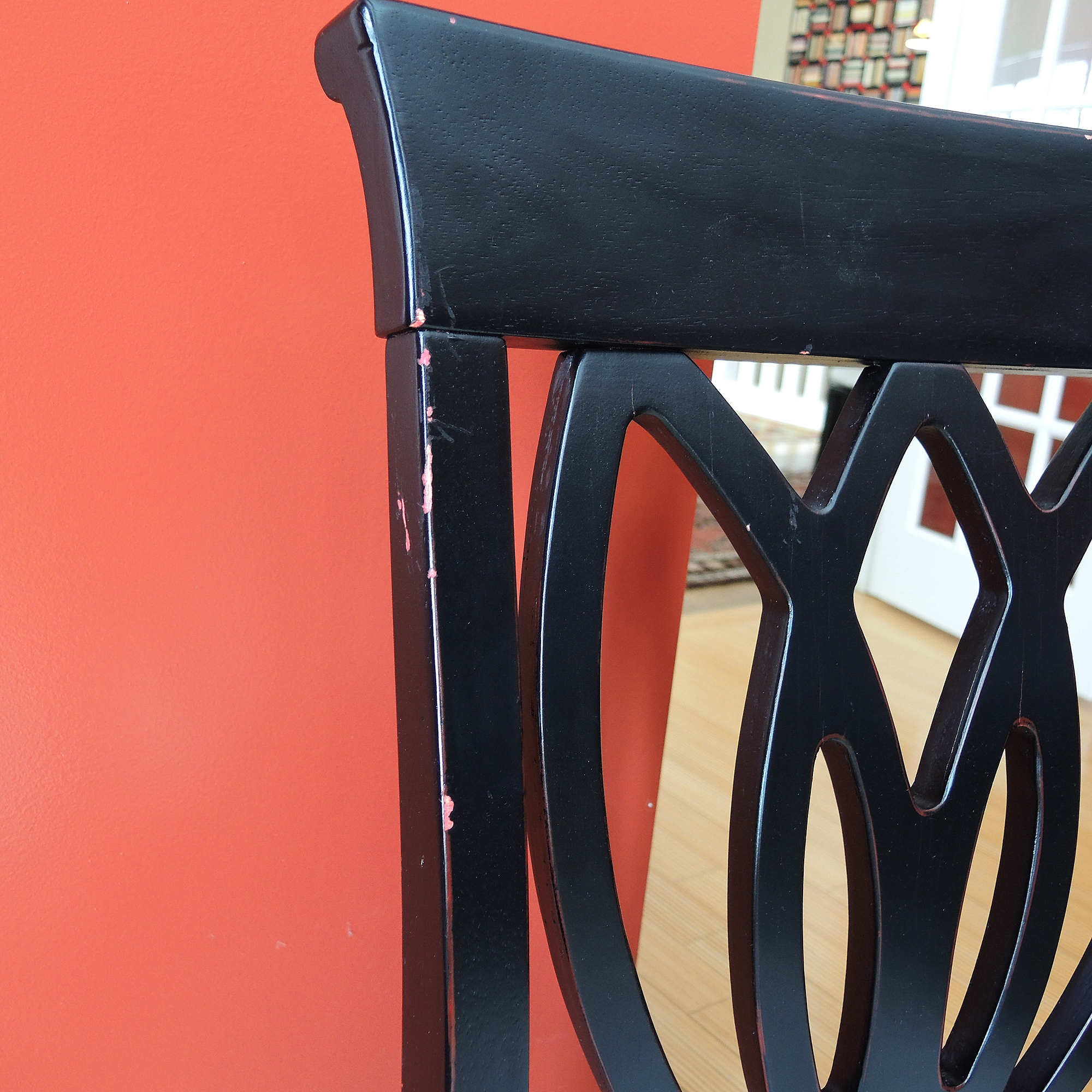 Five Pier 1 Imports Wooden Side Chairs