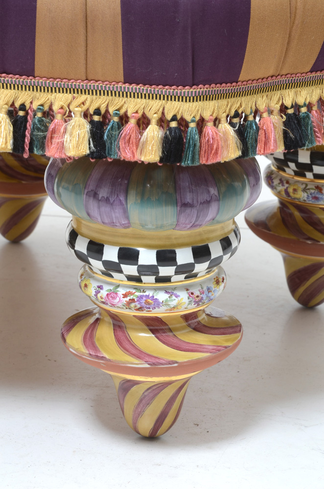 Mackenzie-Childs Ottoman