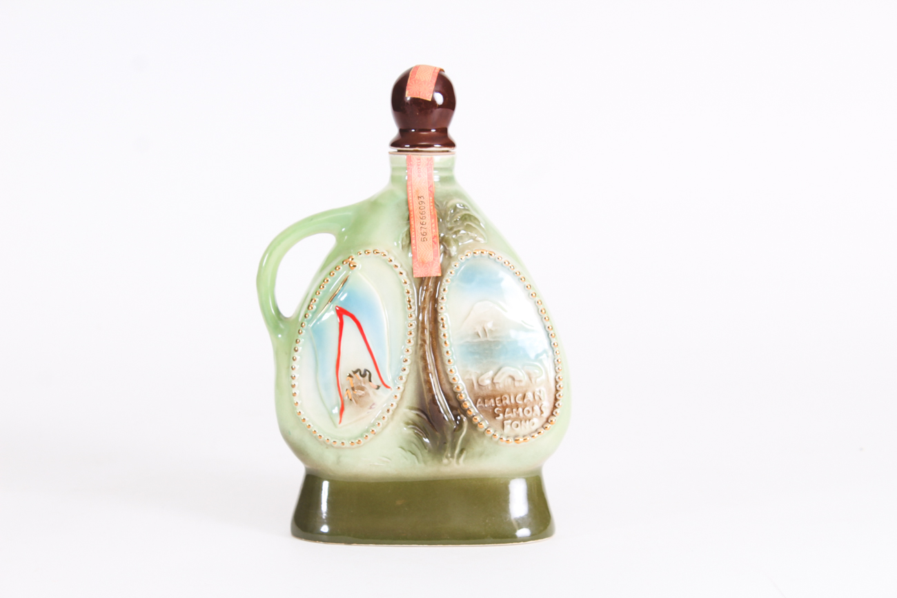 Vintage James Beam Ceramic World Country Decanters