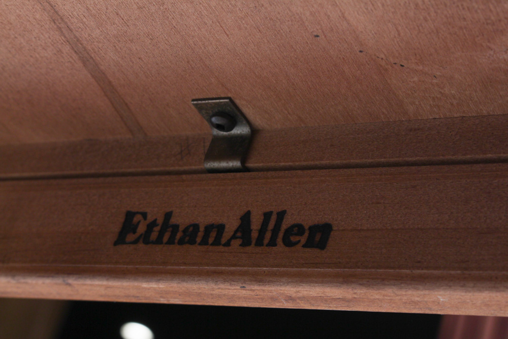 Ethan Allen Legacy Wrought Metal Pedestal Dining Table