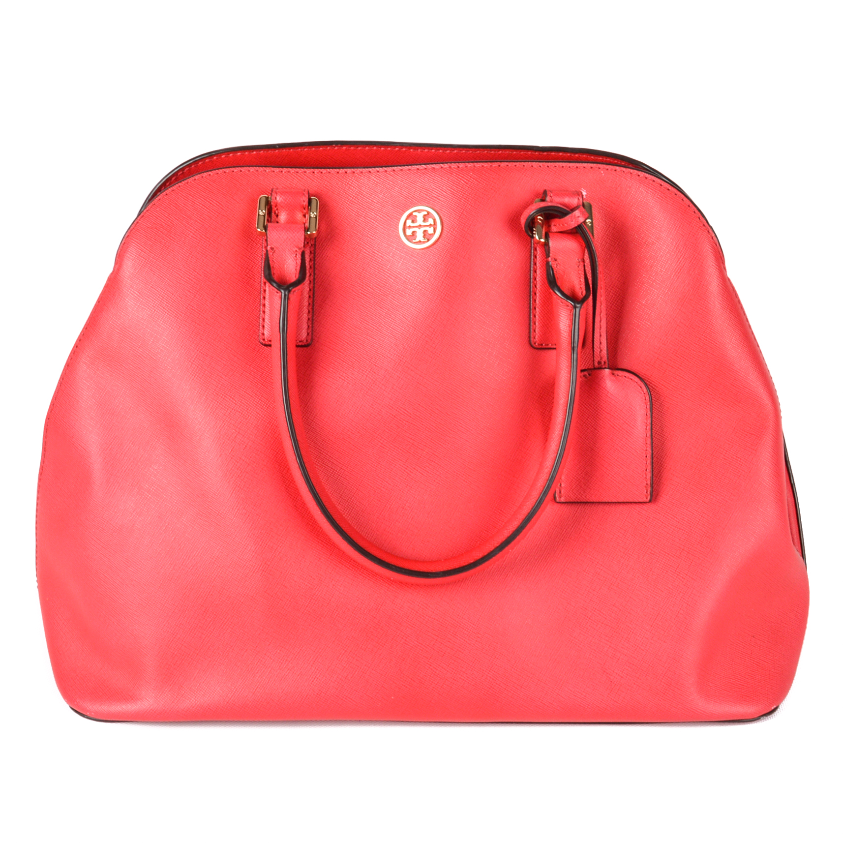 Tory Burch Poppy Saffiano Leather Satchel