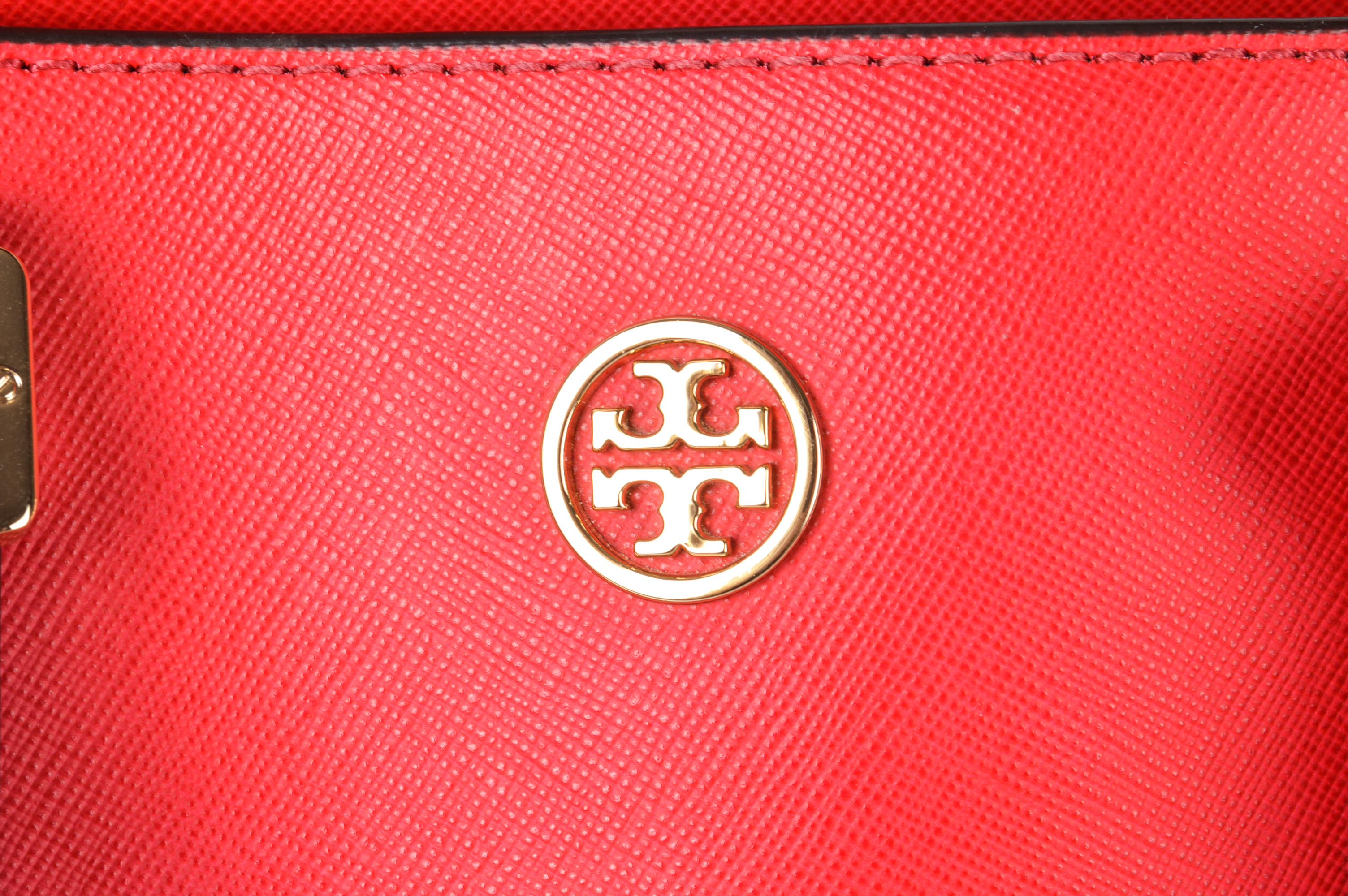 Tory Burch Poppy Saffiano Leather Satchel