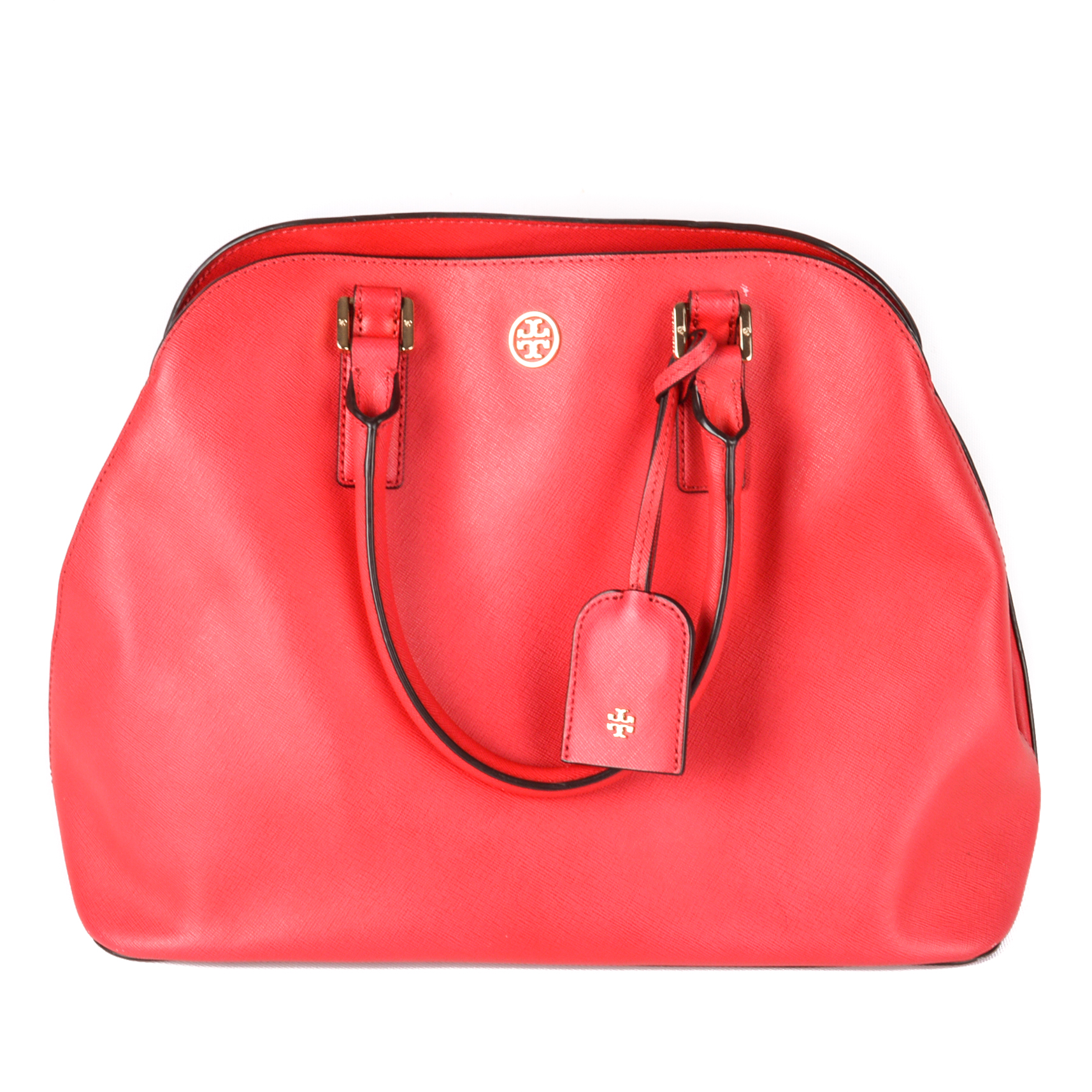 Tory Burch Poppy Saffiano Leather Satchel