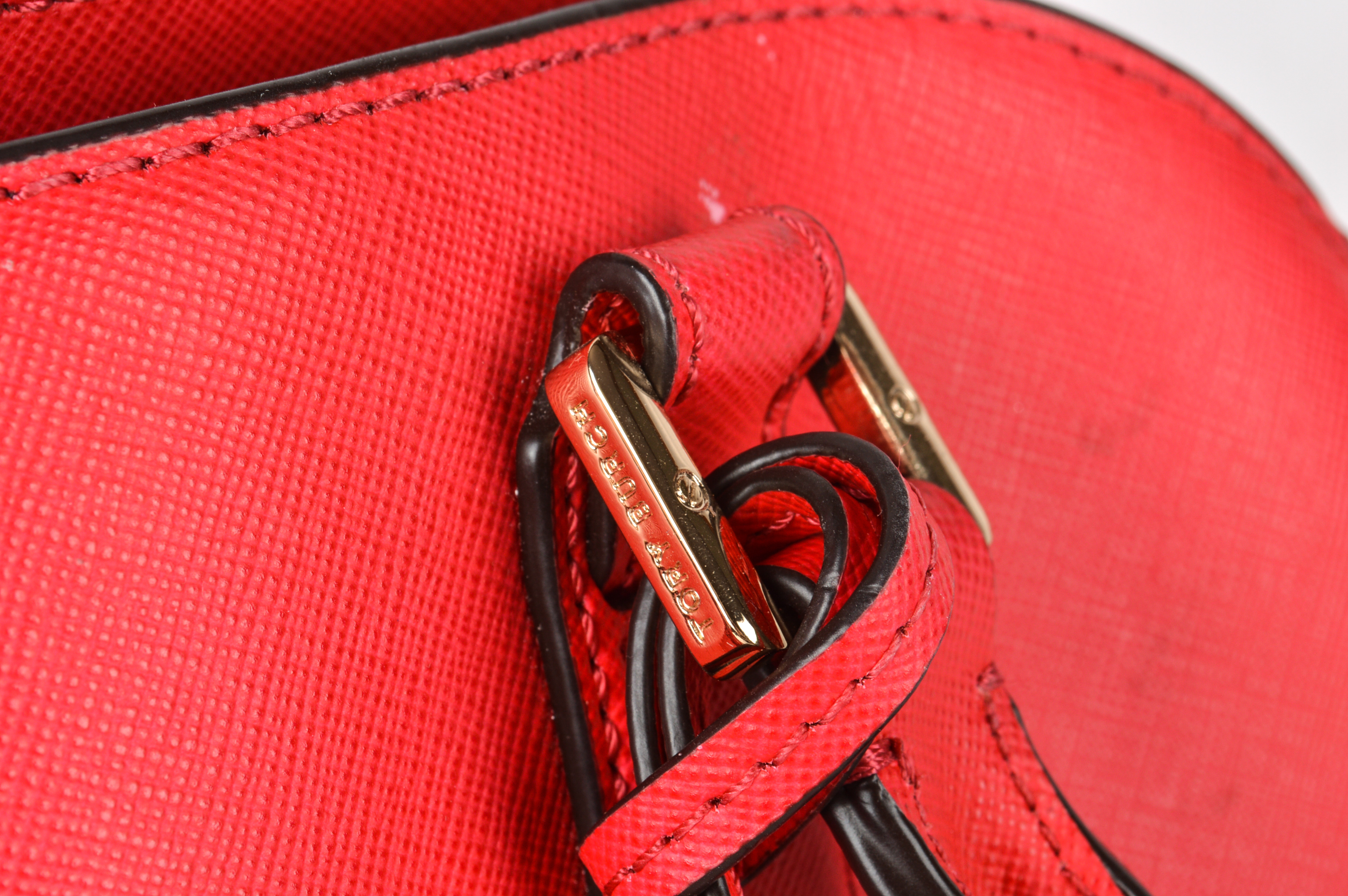 Tory Burch Poppy Saffiano Leather Satchel