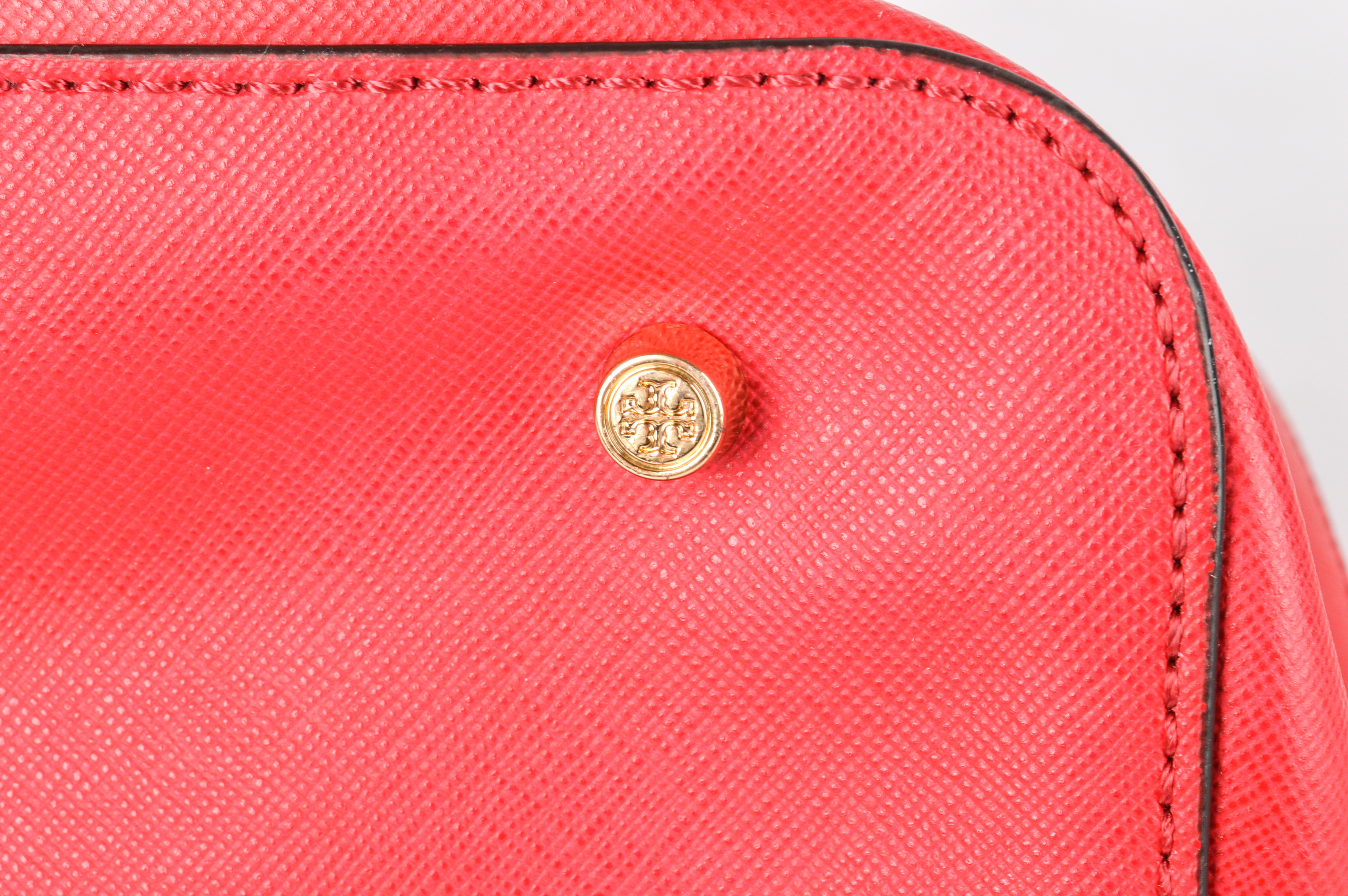 Tory Burch Poppy Saffiano Leather Satchel