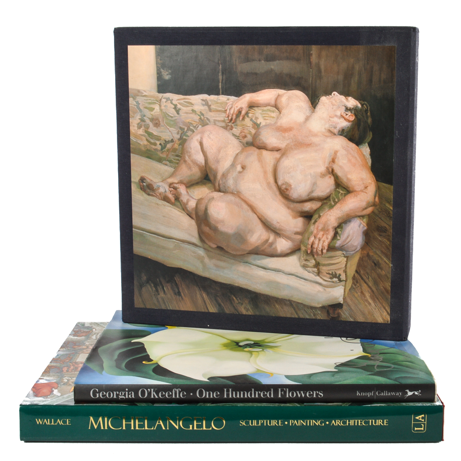 Freud, O'Keeffe and Michelangelo Coffee Table Books