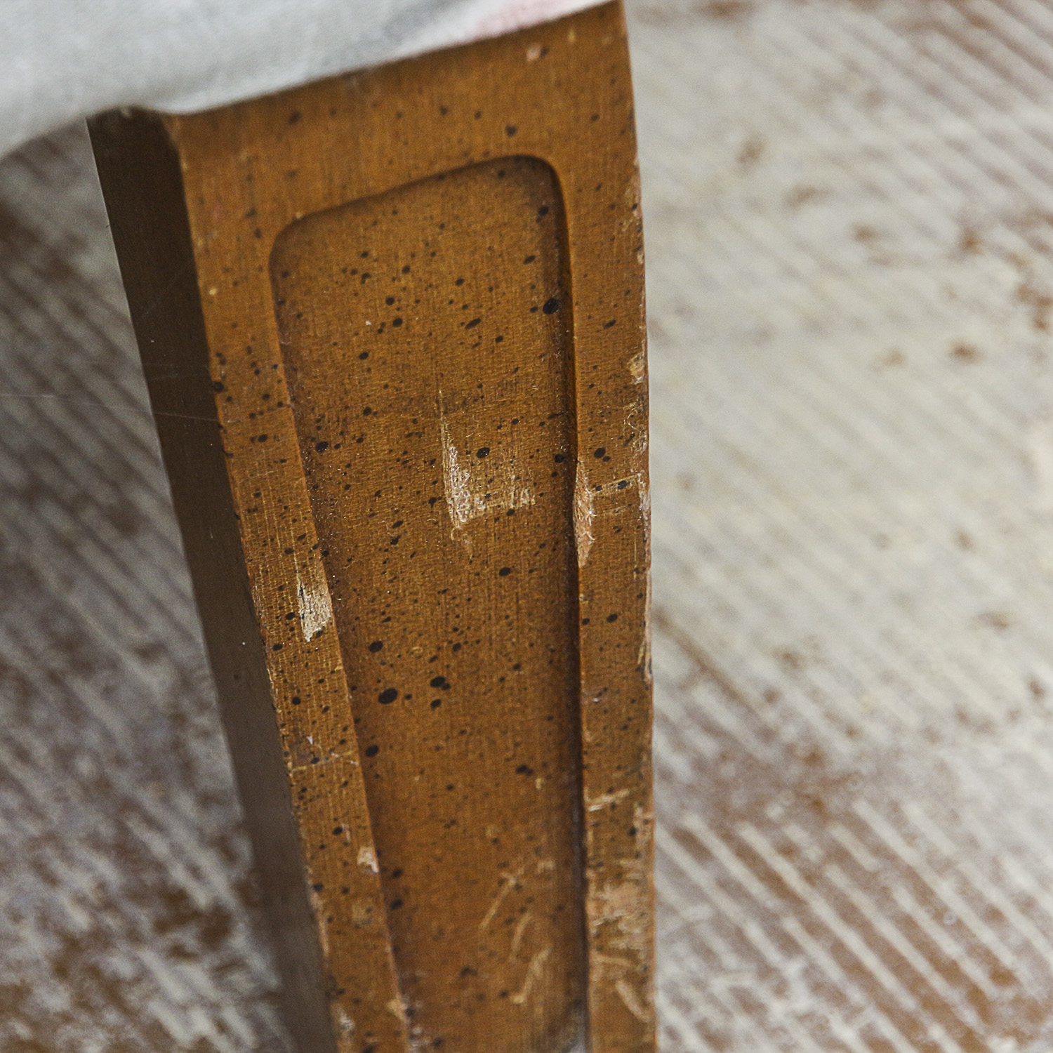 Mid-Century Floral Upholstered Accent Chair