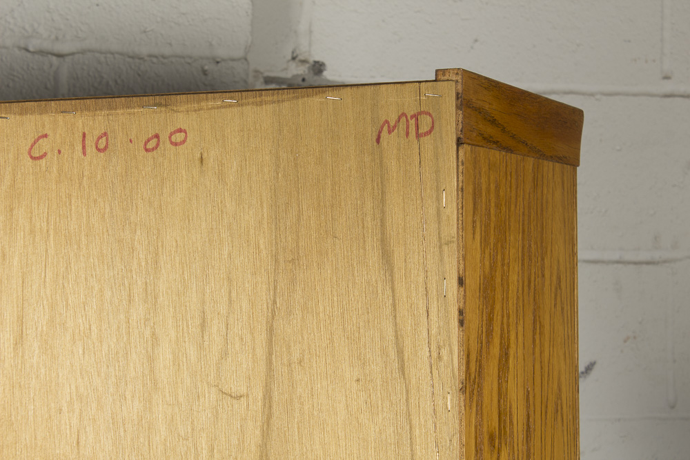 Vintage Oak Barrister's Bookcase