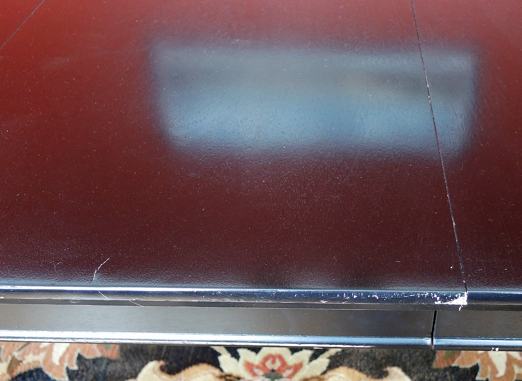 Large Black Pottery Barn Square Dining Table