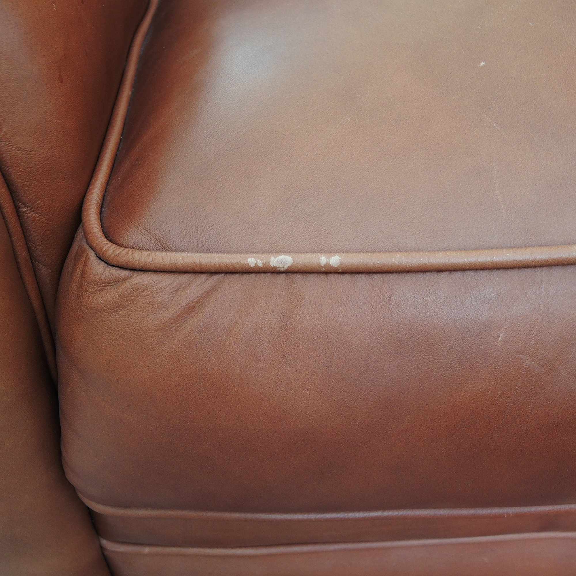 DeCoro Leather Chair and Ottoman