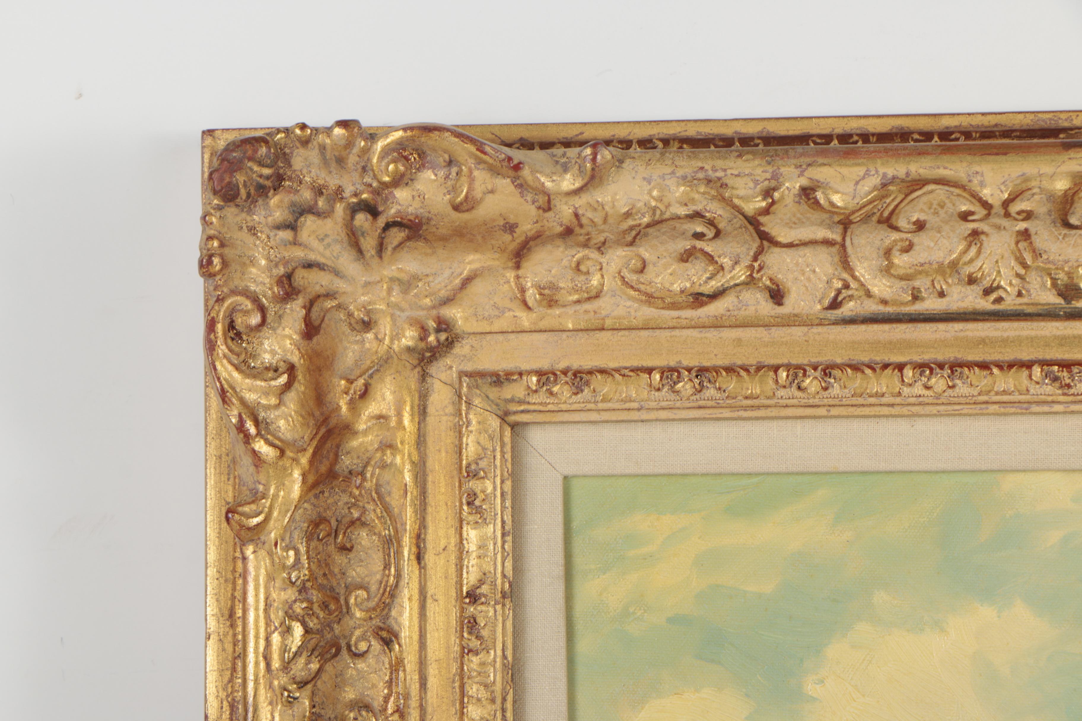 Pereau Oil Painting of a Coastal Town