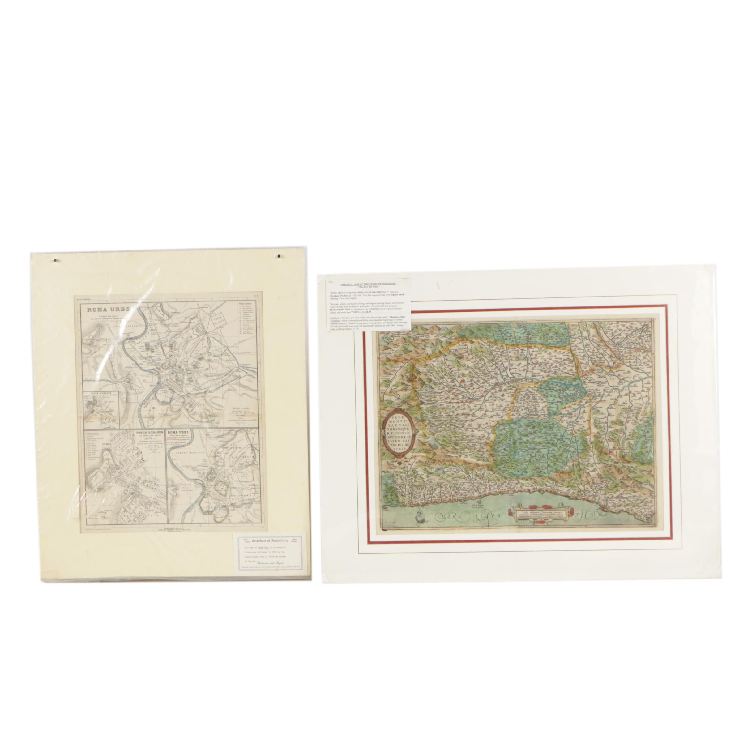 Historical Printed Maps of Italy