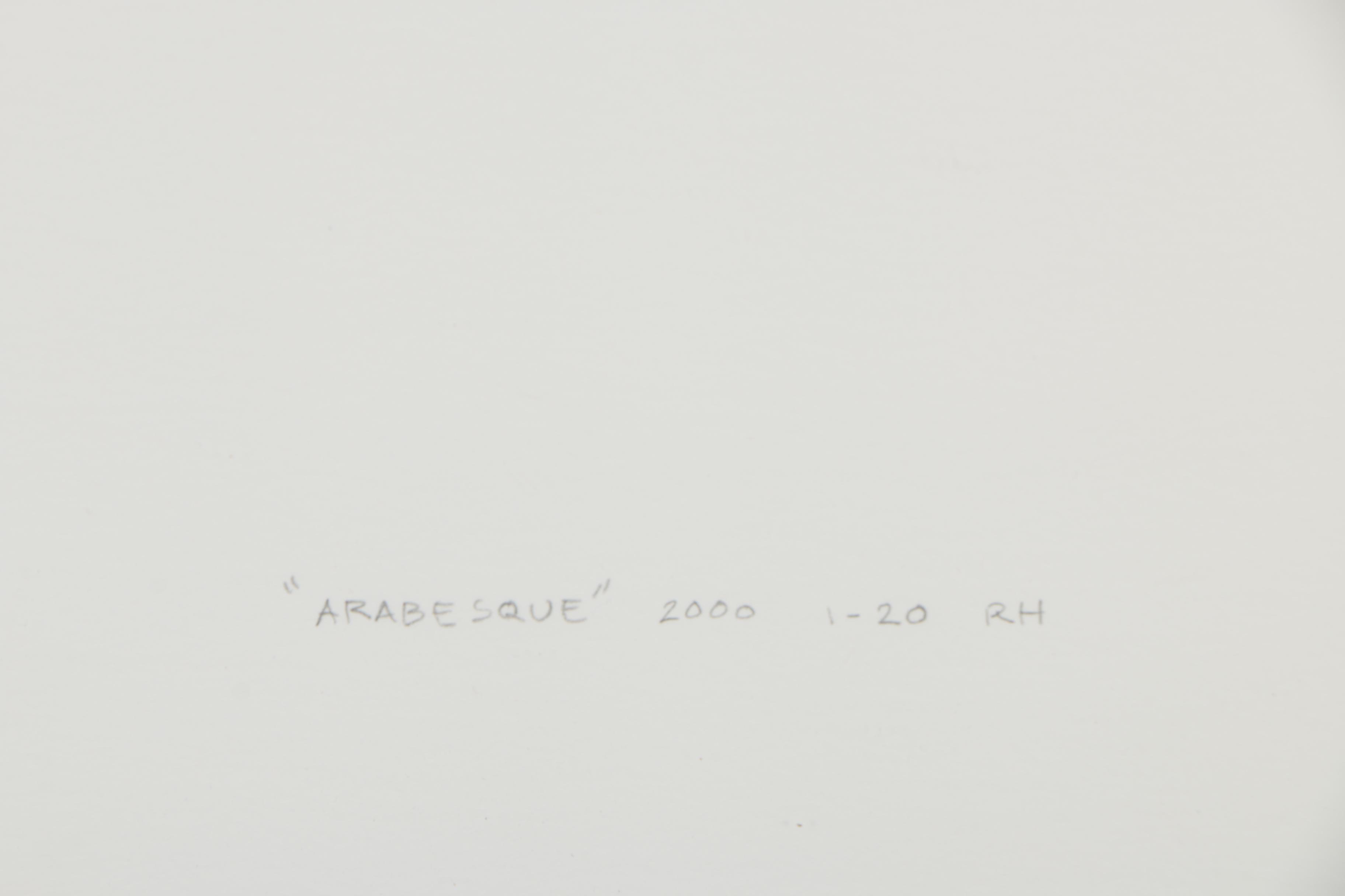 Richard Harrington Abstract Iris Digital Print "Arabesque"